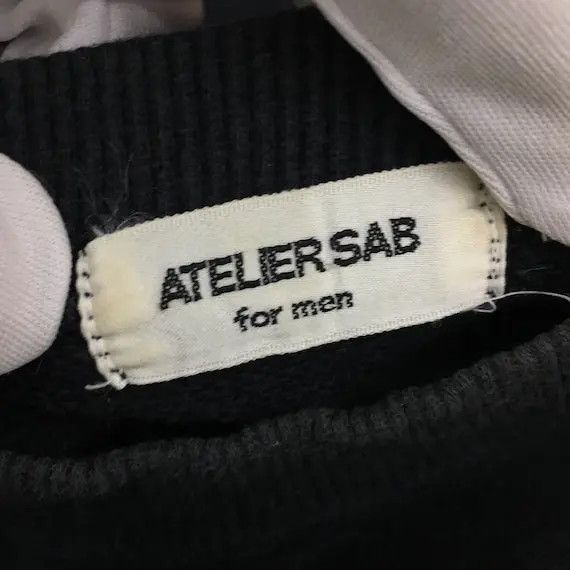 Other Vintage ATELIER SAB ITALY Stock Logo Sweatshirt Jumper Size US M / EU 48-50 / 2 - 8 Thumbnail