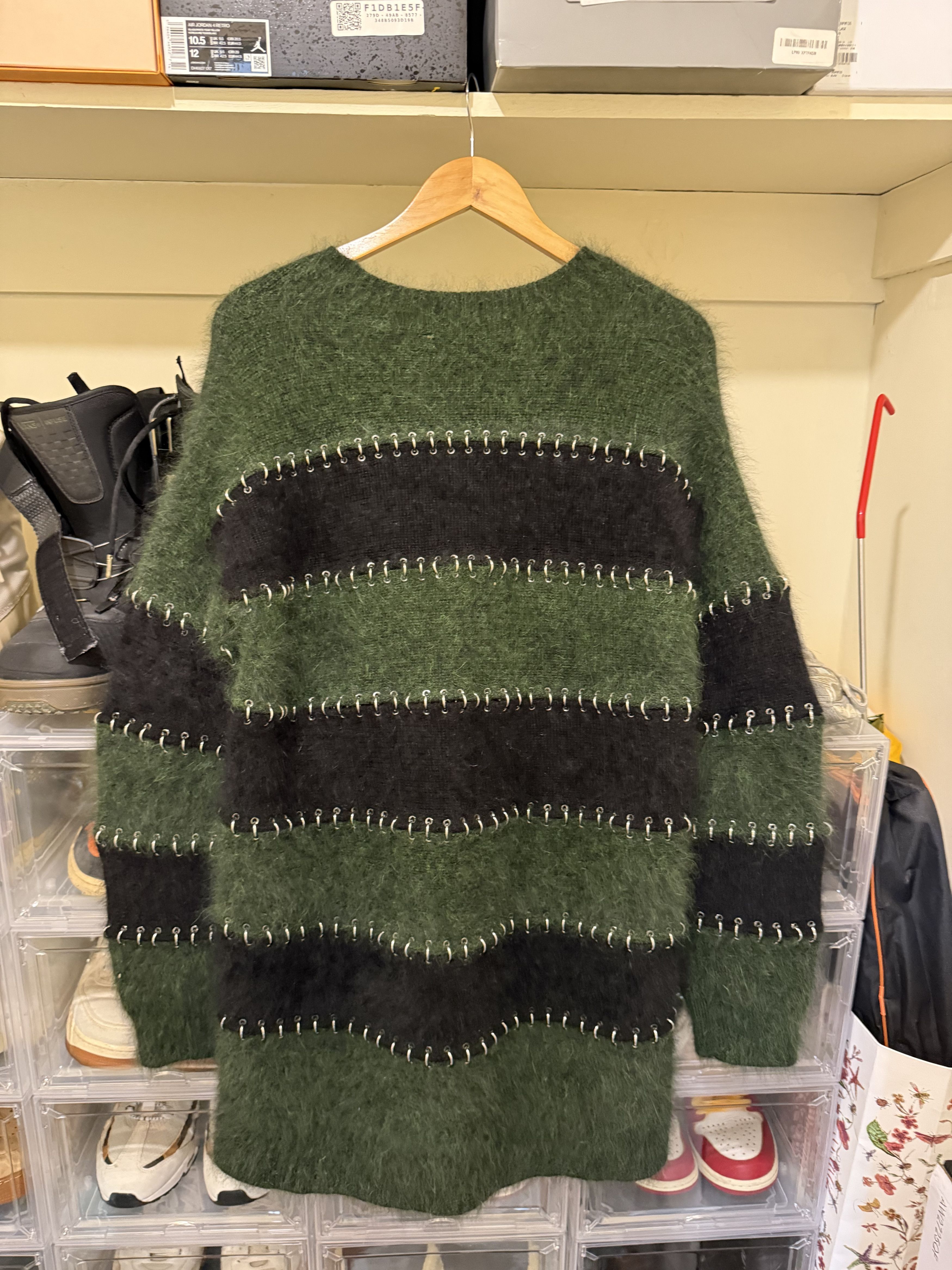 Alexander Wang Alexander Wang Chain Striped Sweater Size M / US 6-8 / IT 42-44 - 7 Thumbnail