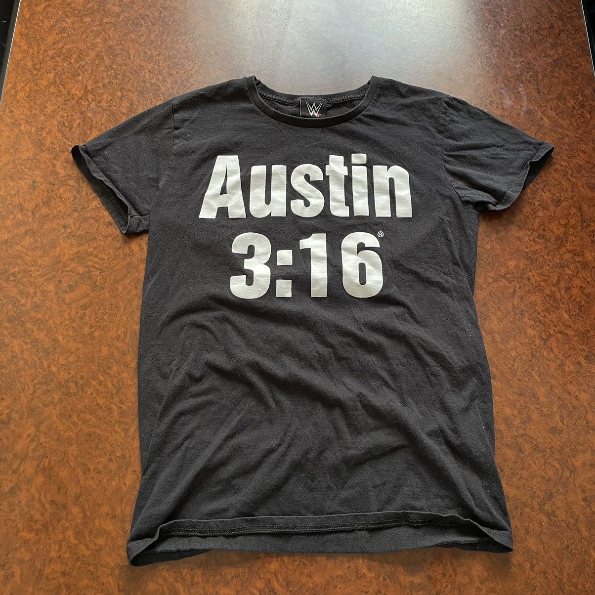 Band Tees × Vintage × WWE AUSTIN 3:16 Stone Cold WWE wcw wwf nwo Wrestling Tee Shirt Size US S / EU 44-46 / 1 - 2 Thumbnail