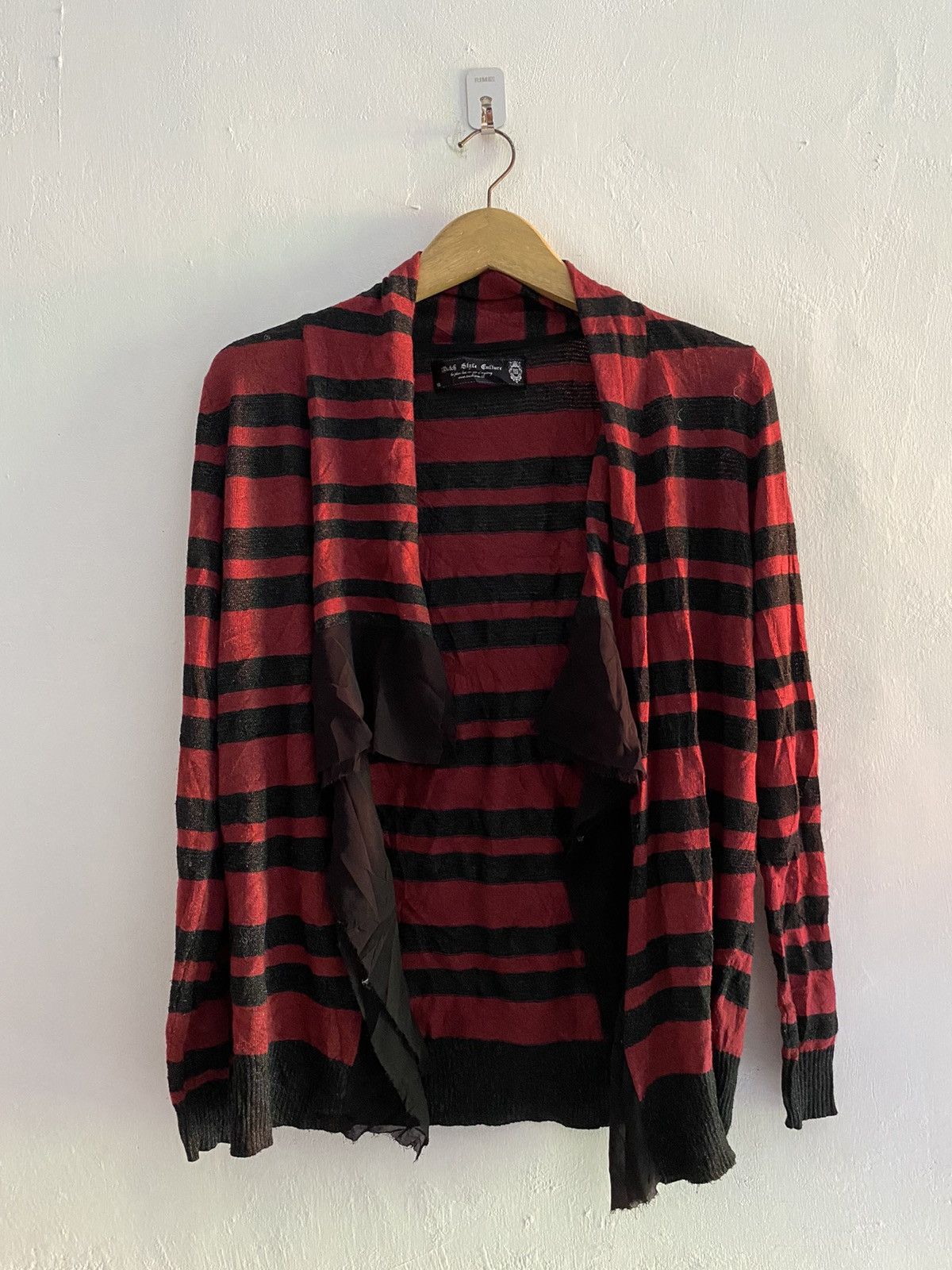 If Six Was Nine × Japanese Brand × Le Grande Bleu (L.G.B.) Match style culture striped knit cardigan Size US M / EU 48-50 / 2 - 4 Thumbnail