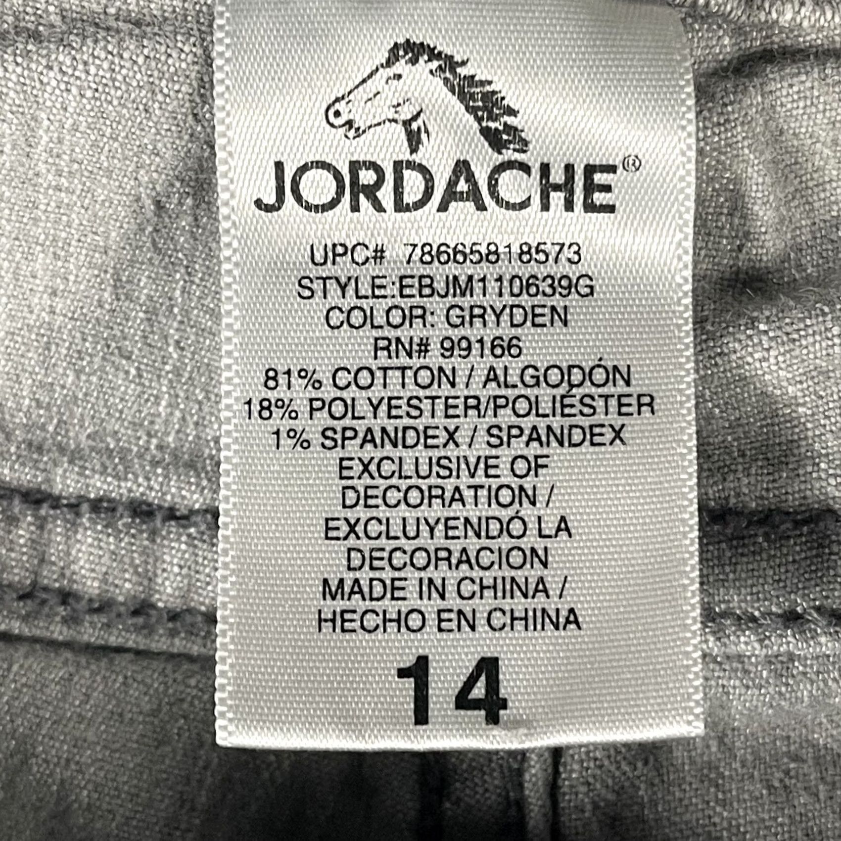Jordache Jordache Jeans Womens 14 Gray Bootcut Stretch Embroidered Pocket Casual Pants Size 36" / US 14 / IT 50 - 7 Thumbnail