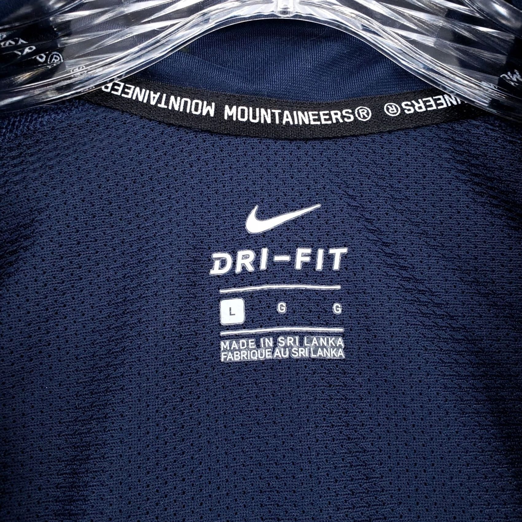 Nike Nike Dri-Fit Jacket Mens L Blue West Virginia Mountaineers 1/4 Zip Long Sleeve Size US L / EU 52-54 / 3 - 7 Thumbnail