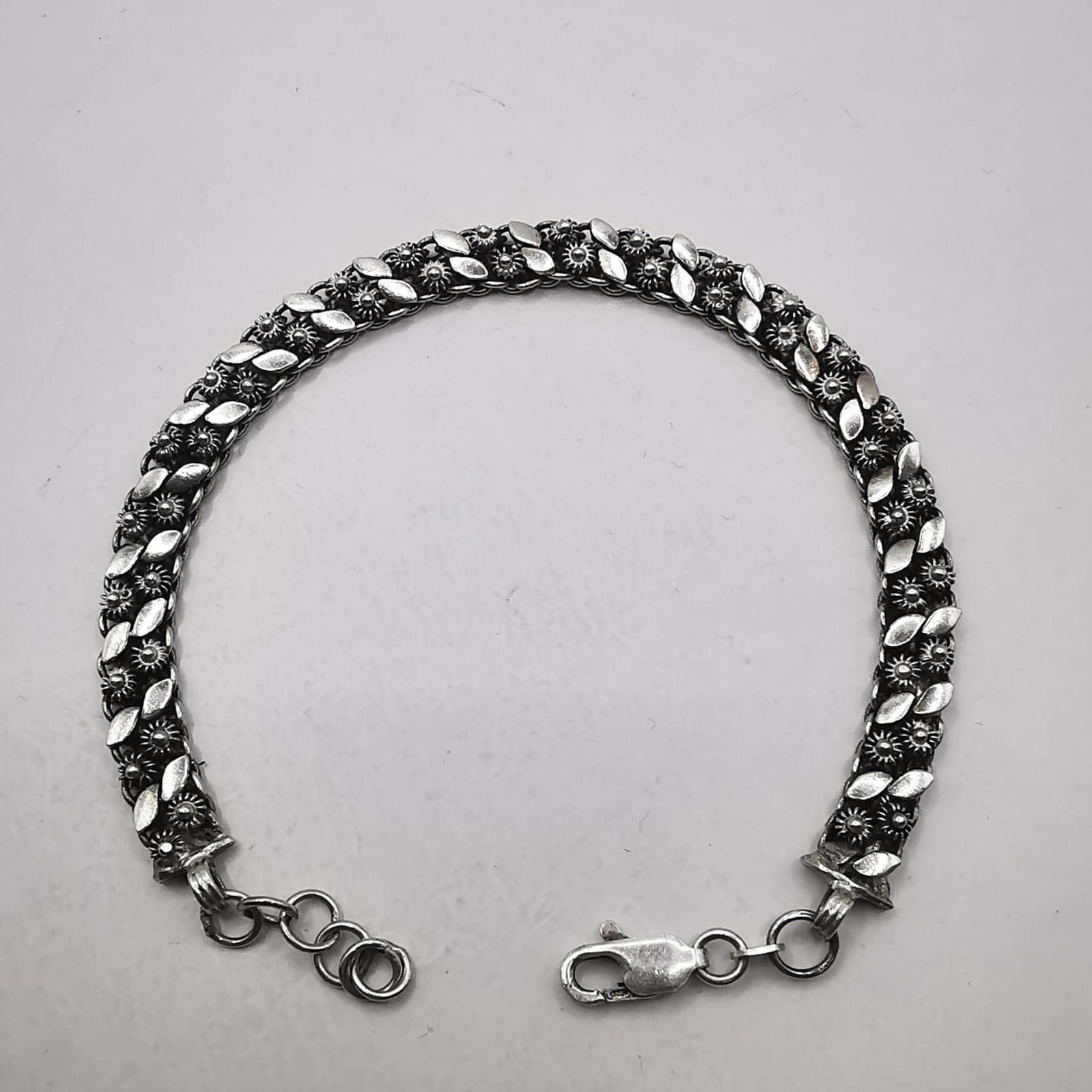 Sterling Silver Vintage Bracelet Jewelry,925 Sterling Silver 12,67g Size ONE SIZE - 1 Thumbnail