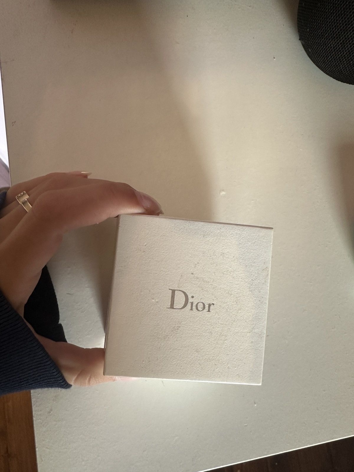 Dior Dior ring with bow and little hanging pink gem Size ONE SIZE - 2 Thumbnail