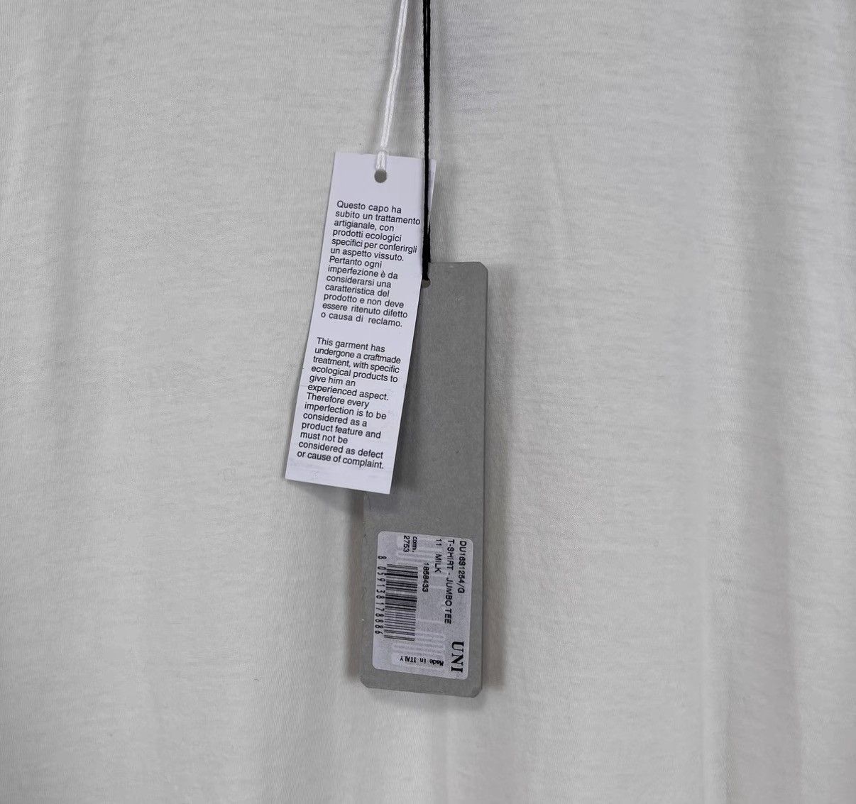 Rick Owens Rick Owens DRKSHDW Classic White Short Sleeve T-Shirt Size US M / EU 48-50 / 2 - 3 Thumbnail
