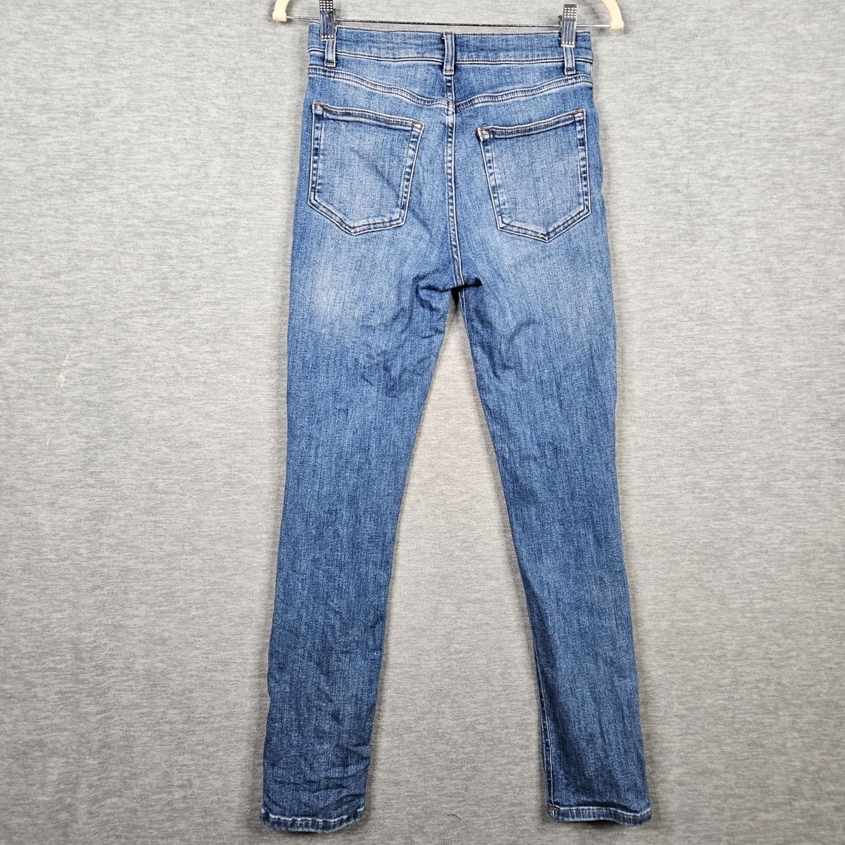 Reformation Reformation Jeans Women's Wash Destin Five Pockets Casual Size 27 Blue Regular Denim Pocketed Front Not apply 92% Organic cotton 8% Elastane X Size 27" / US 4 / IT 40 - 2 Thumbnail