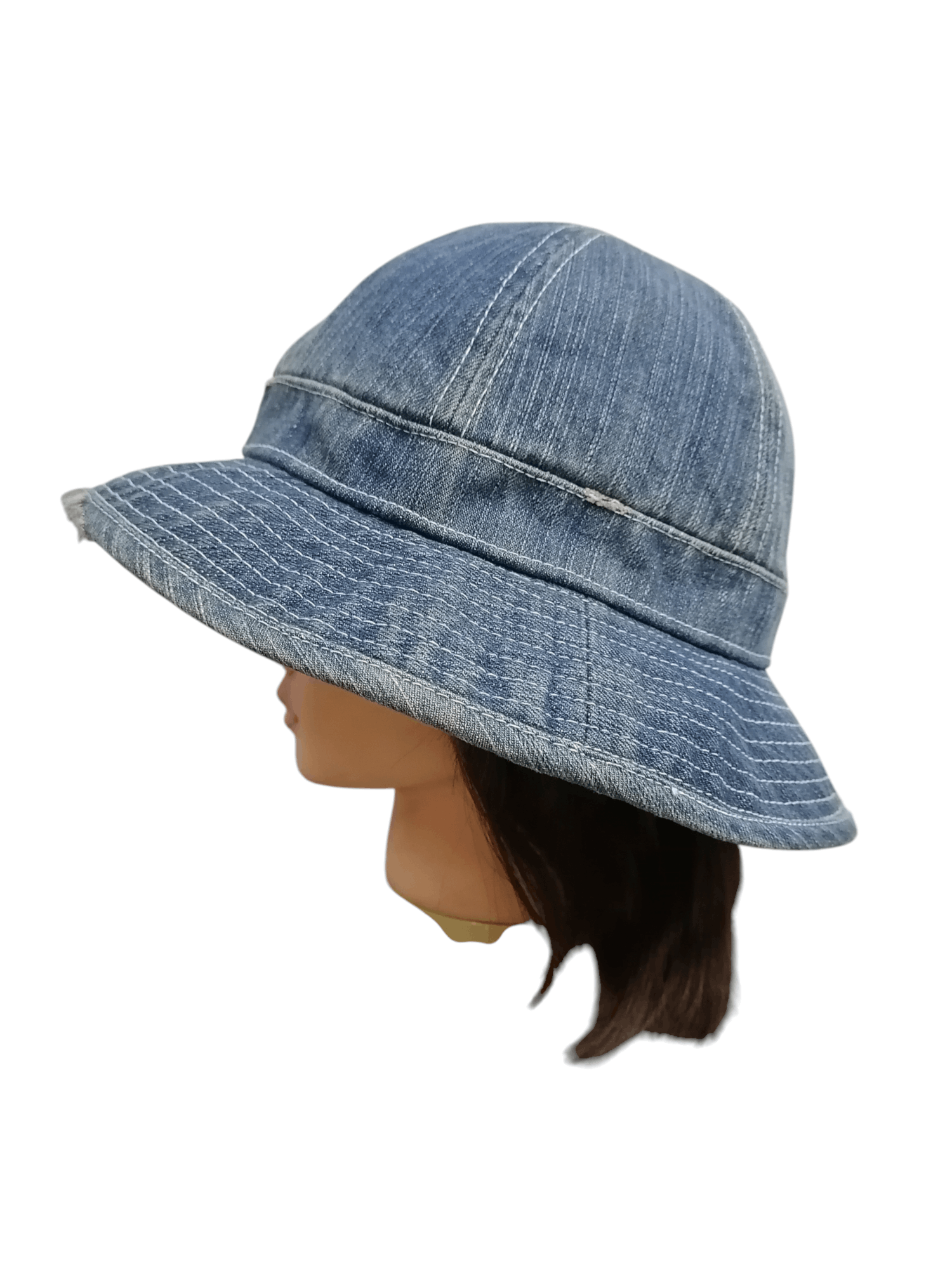 Japanese Brand Decade Standard DS 10 Denim Daisy Hat Size ONE SIZE - 4 Thumbnail