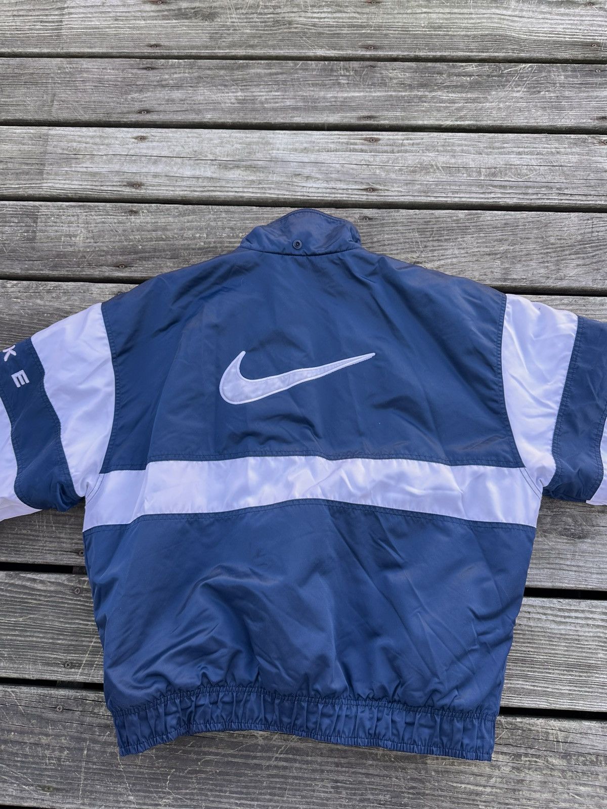 Nike × Vintage Vintage 90s Nike Puffer Jacket Size L / US 10 / IT 46 - 8 Thumbnail