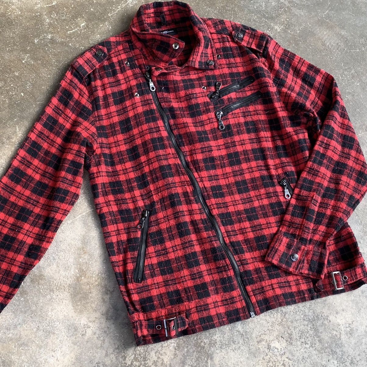 In The Attic In the attic Plaid Punk Zipper Jacket Size US S / EU 44-46 / 1 - 1 Thumbnail
