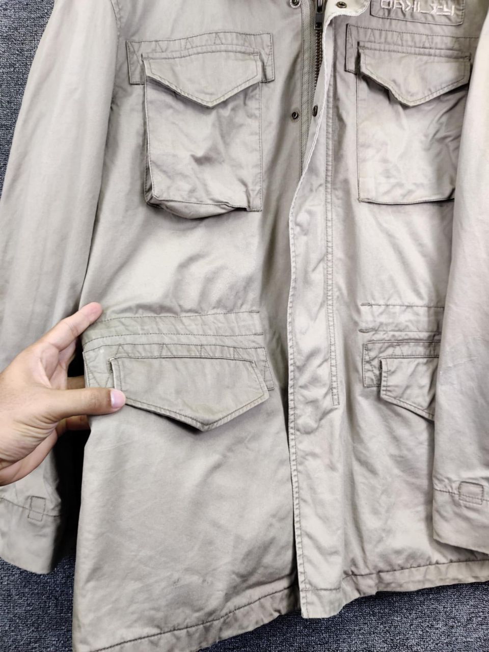 Oakley Vintage 90s Oakley Worldwide M65 Field Military Jacket Size US L / EU 52-54 / 3 - 11 Thumbnail
