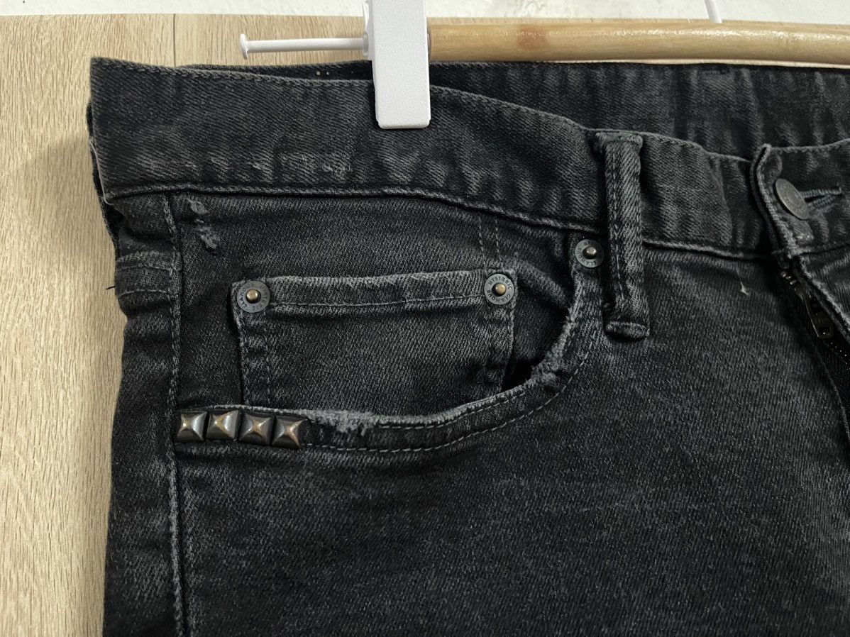 Hysteric Glamour × Japanese Brand Hysteric Glamour Black Skinny Jeans W30 L37 Distressed Punk Size US 30 / EU 46 - 9 Thumbnail