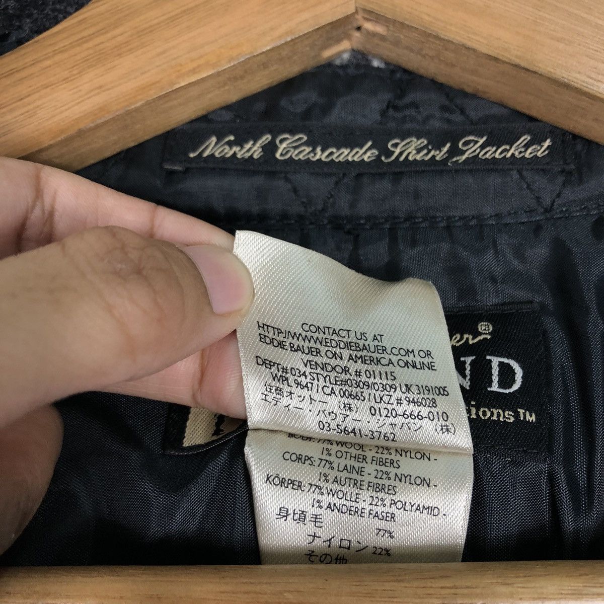 Flannel 🔥Vintage Wool Flannel Work Jacket Legend Eddie Bauer Japan Size US XL / EU 56 / 4 - 16 Thumbnail