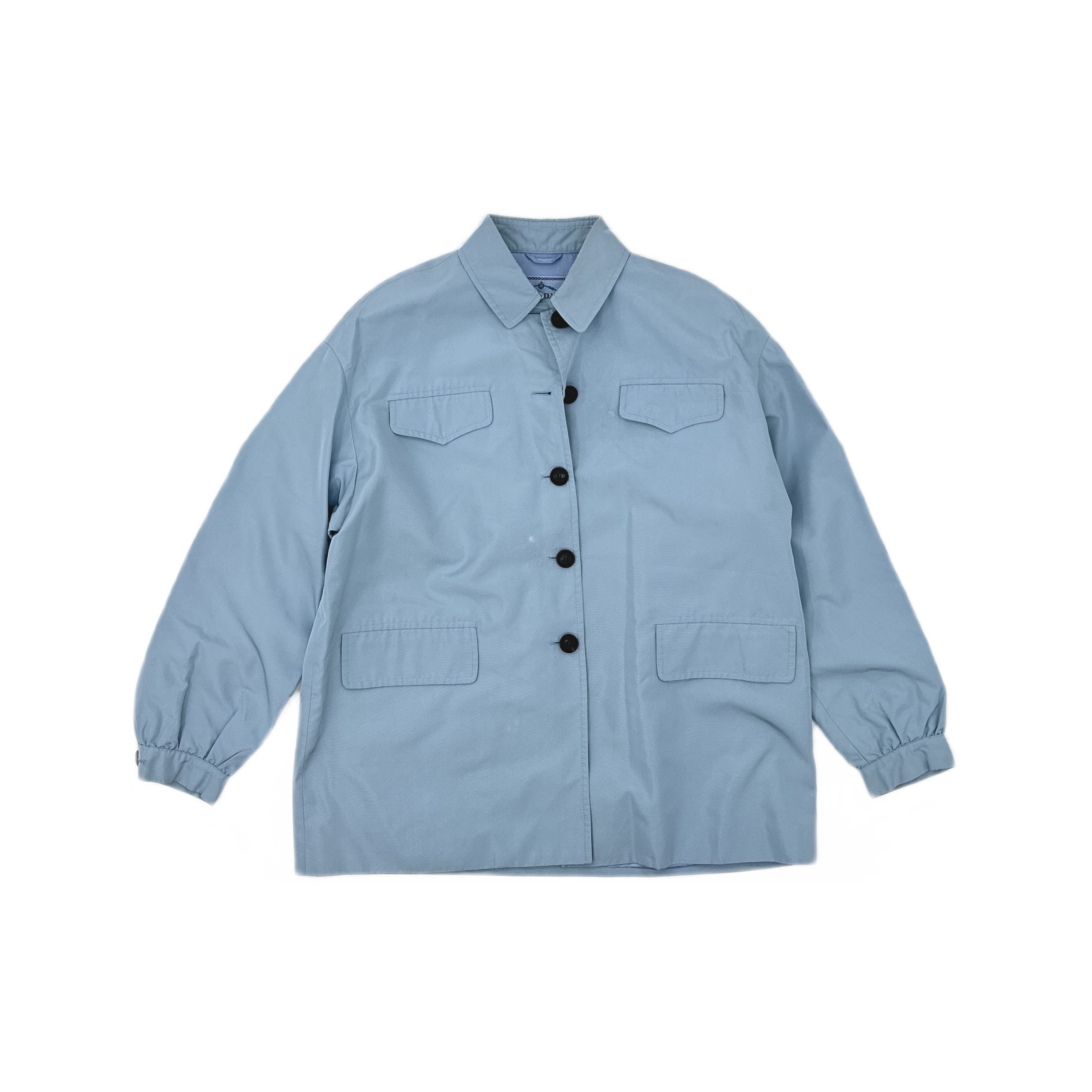 Prada Prada Nylon Button Up Jacket Size 42 Size M / US 6-8 / IT 42-44 - 1 Thumbnail