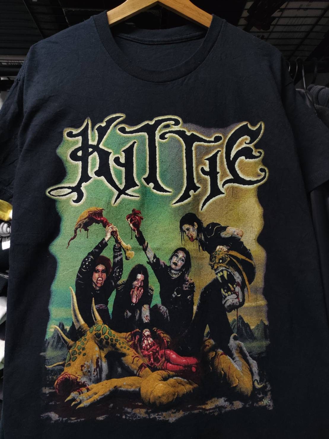 Band Tees Vtg Kittie " More Fucking Blood " T-Shirt Size US L / EU 52-54 / 3 - 1 Thumbnail