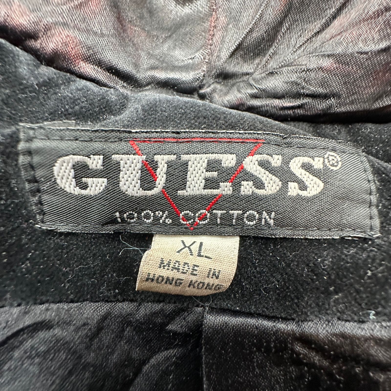 Guess VTG 90s Guess USA Velour Full Zip Jacket Men XL Velvet Size US XL / EU 56 / 4 - 6 Thumbnail