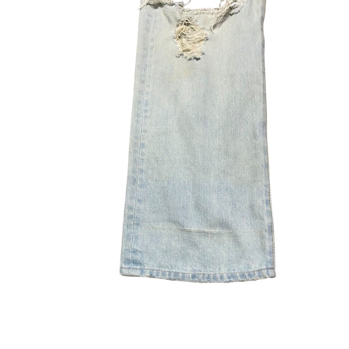 Japanese Brand RNA SLANG Denim Distressed Patchwork Jeans Size US 30 / EU 46 - 9 Thumbnail