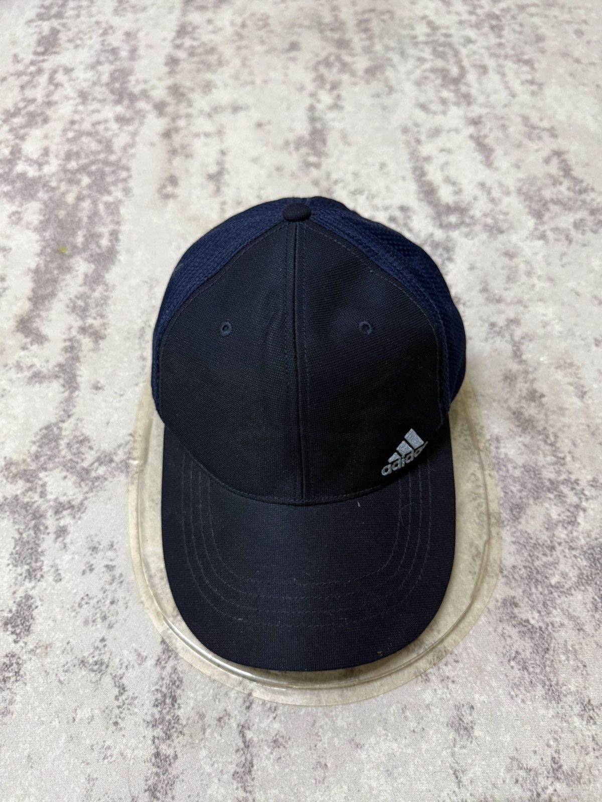 Adidas Adidas Dark Blue Adjustable Velcro Cap Size ONE SIZE - 5 Thumbnail
