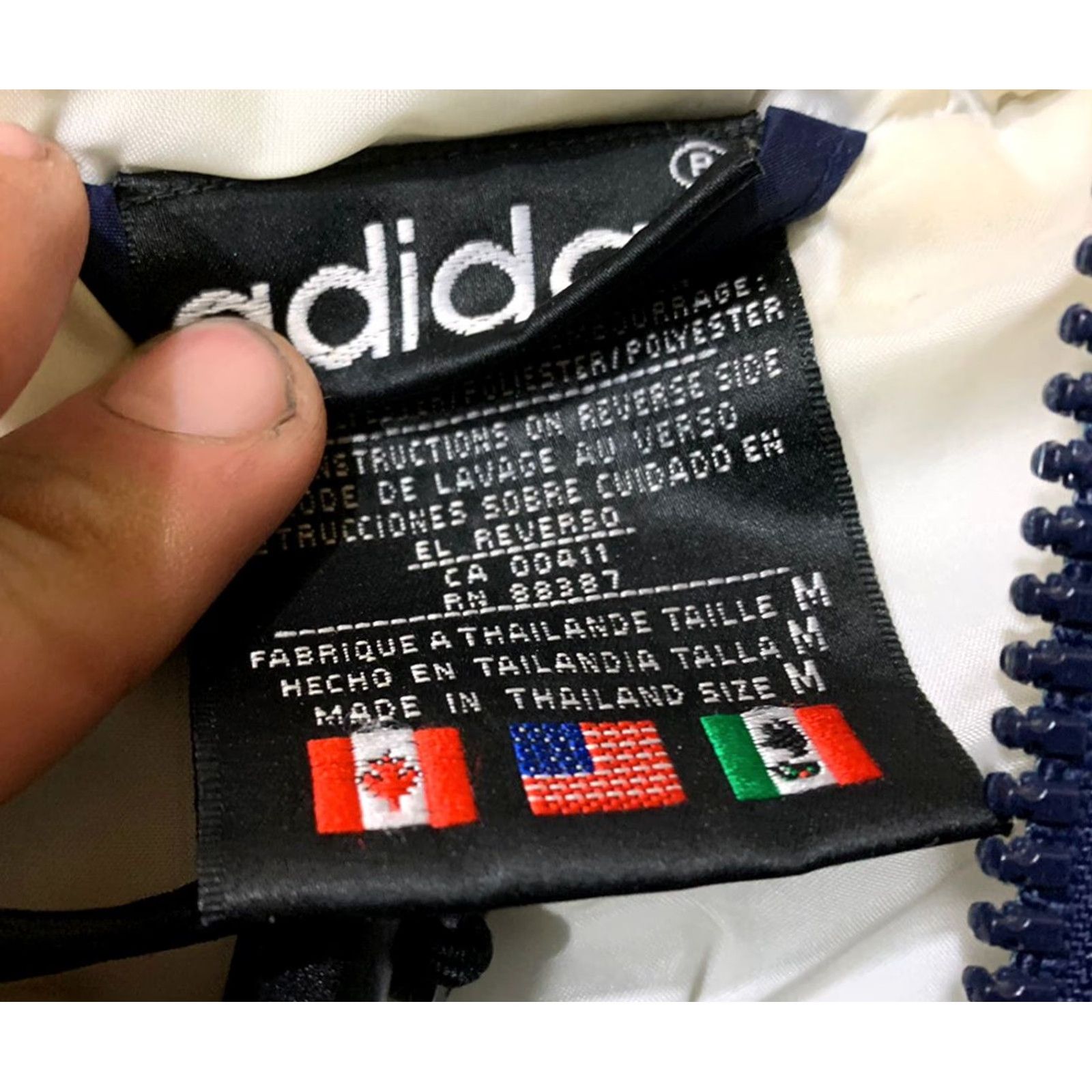Adidas VINTAGE 90s Adidas Men's Puffer Jacket Red White Blue Medium Size US M / EU 48-50 / 2 - 4 Thumbnail
