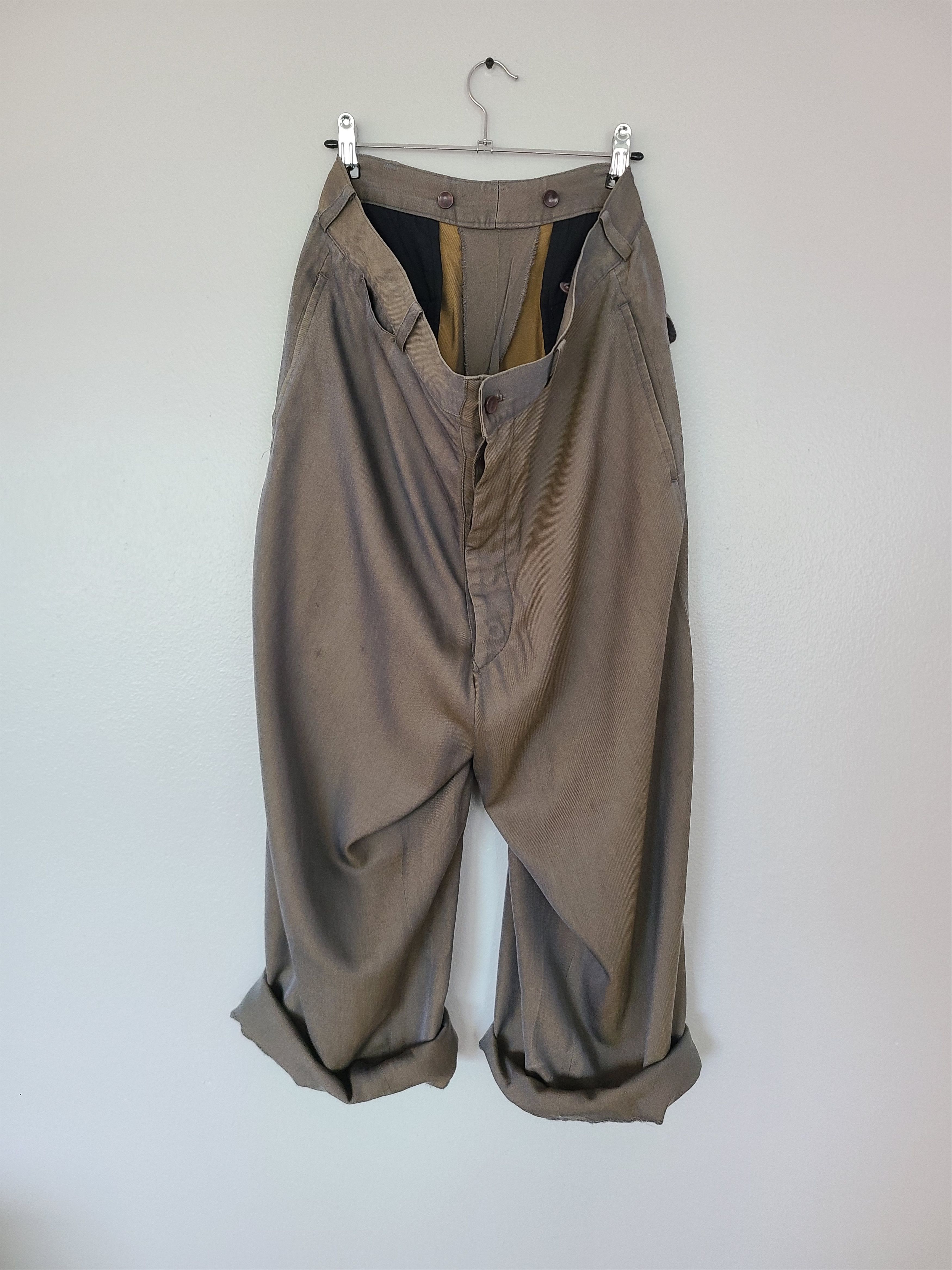 Iridescent Cupro Wide Pants