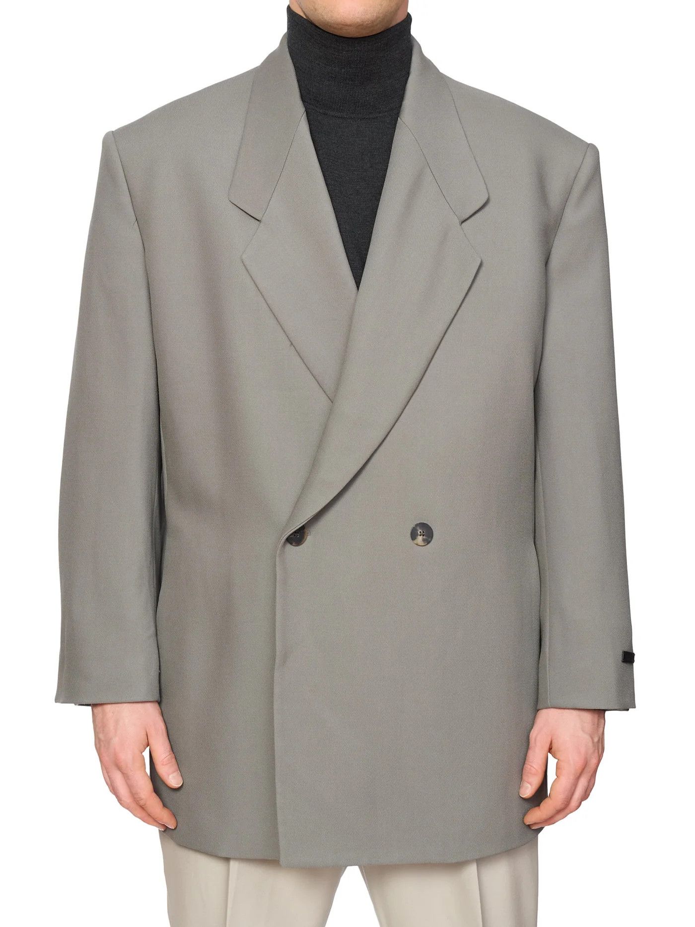 Fear of God FEAR OF GOD Eternal Dusty Concrete Wool Suit Jacket Size 40R - 2 Thumbnail