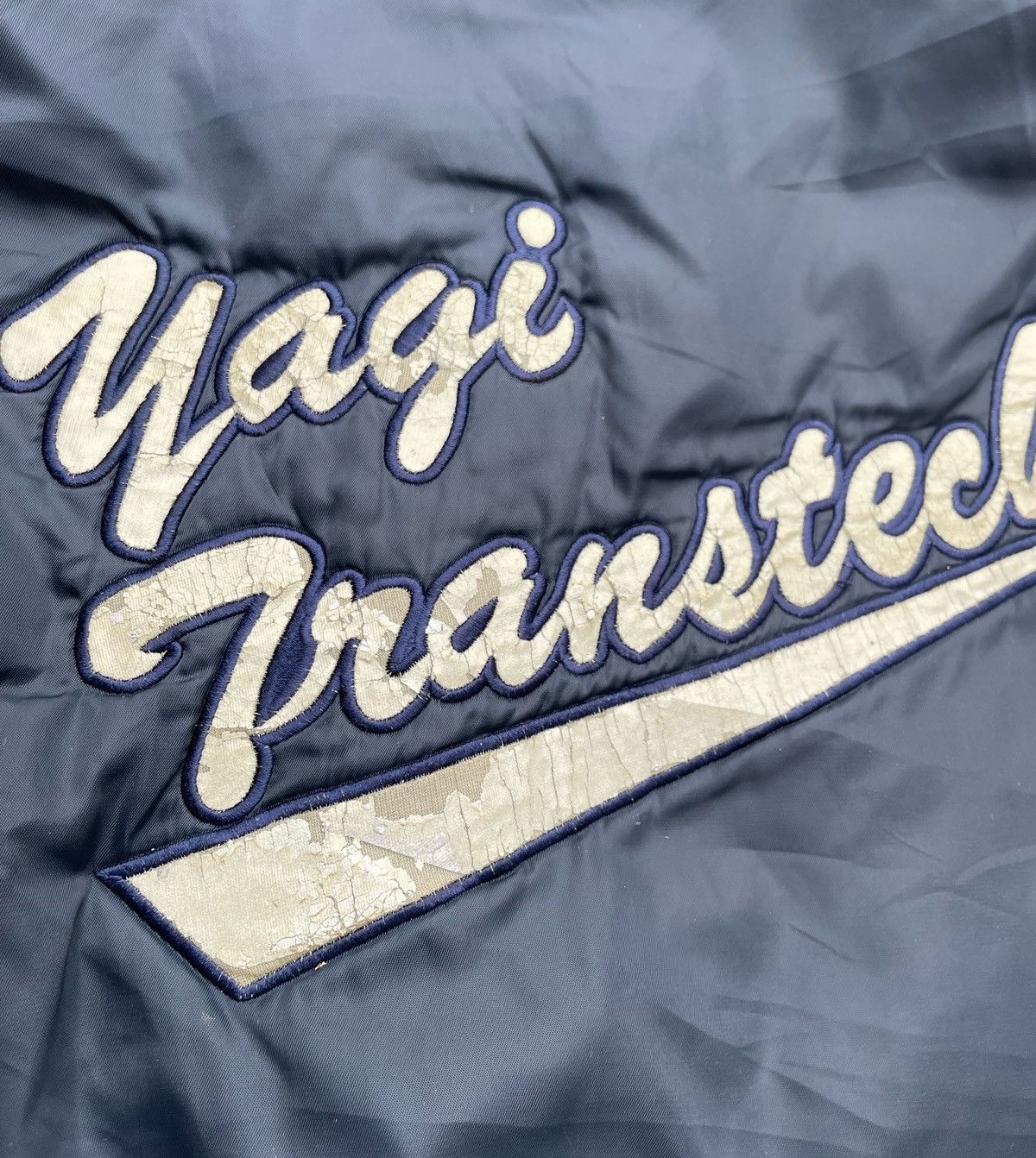 Vintage 🔥Vintage Japanese Brand MA-1 Embroidered Logo Bomber Jacket Size US L / EU 52-54 / 3 - 7 Thumbnail