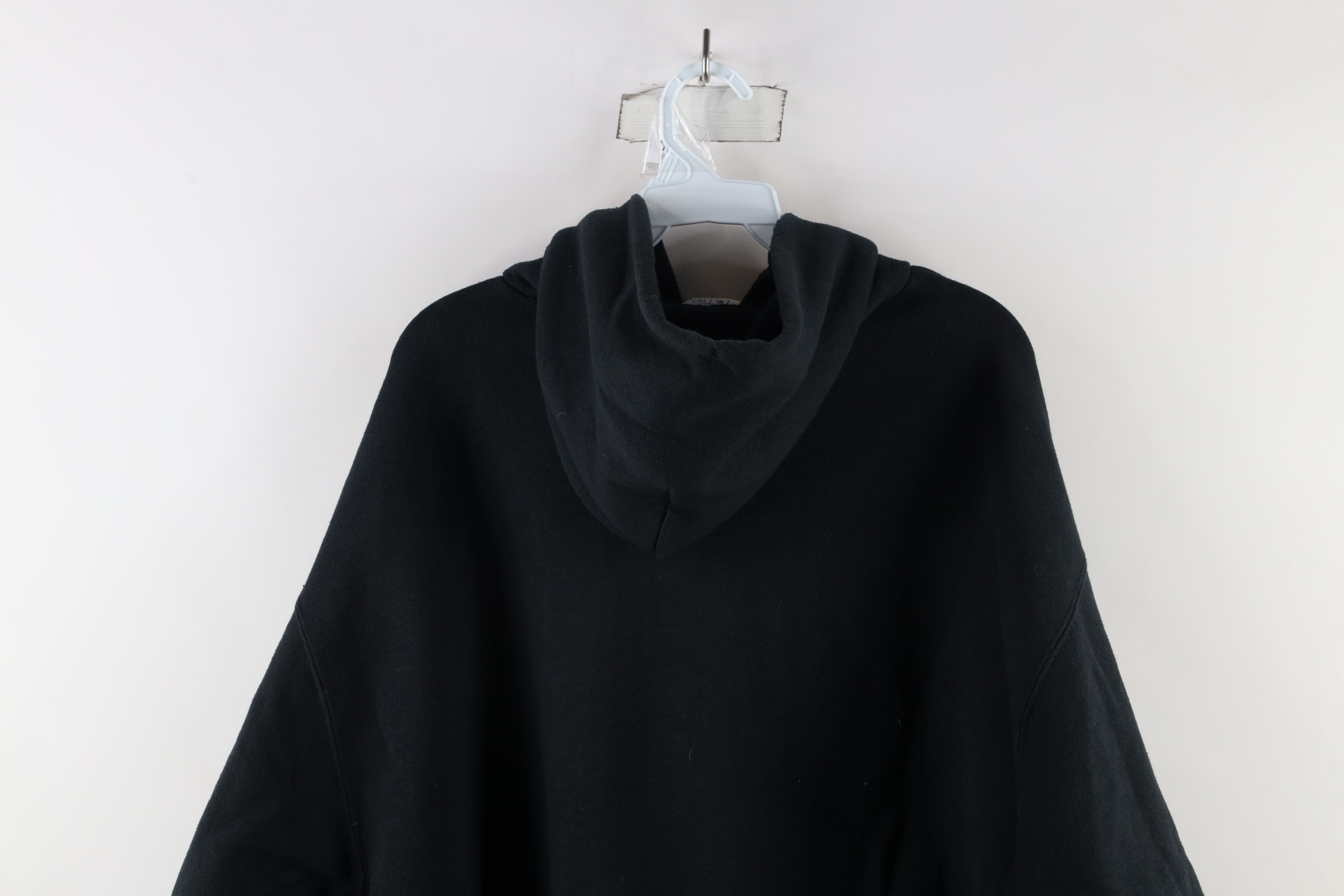 Champion × Vintage Vintage 90s Champion Out Heavyweight Hoodie Sweatshirt Black Size US XL / EU 56 / 4 - 10 Thumbnail
