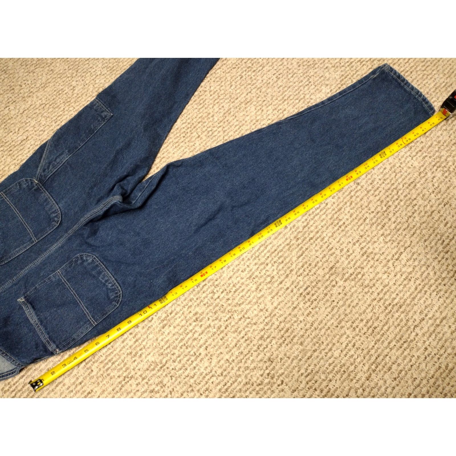 J Brand VINTAGE Pointer Brand Denim Overalls Bibs Mens 30 USA Outdoors Hunting Denim Overalls Pointer Brand Mens 30 Blue Vintage 90s Farming Size US 30 / EU 46 - 5 Thumbnail