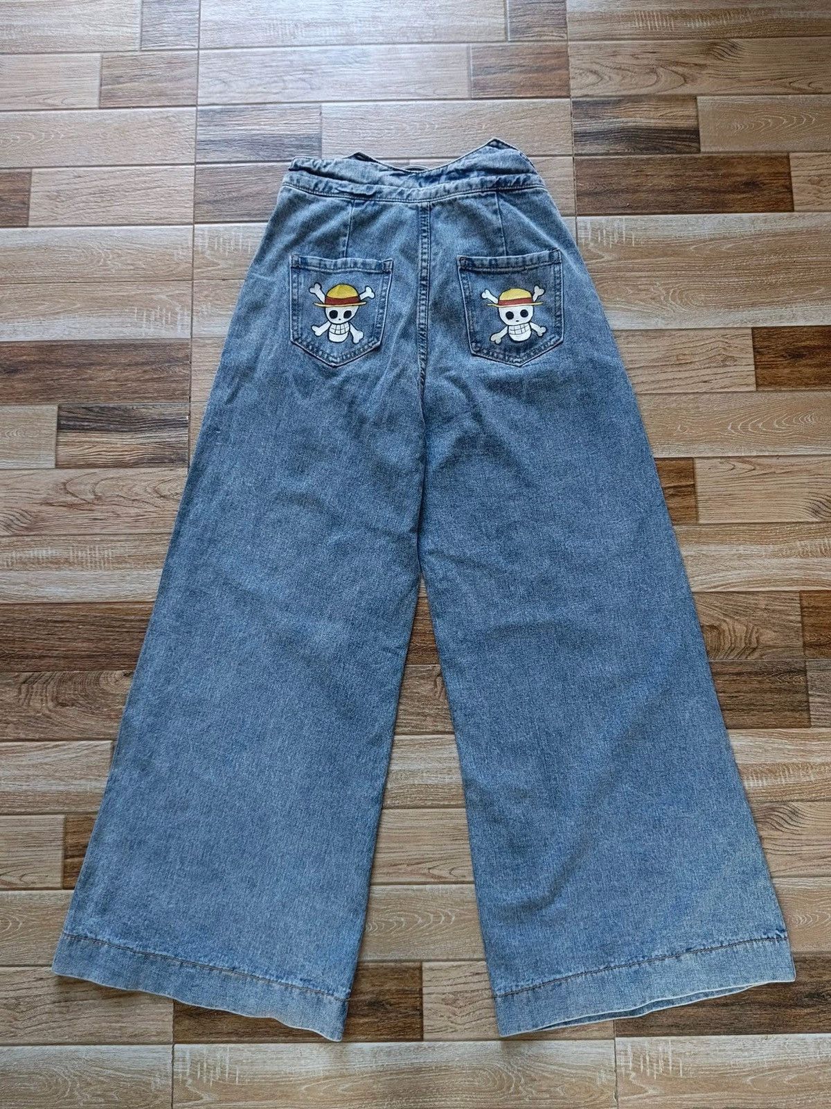 Vintage Hand-painted One Piece Wide leg Pants Size US 30 / EU 46 - 3 Thumbnail