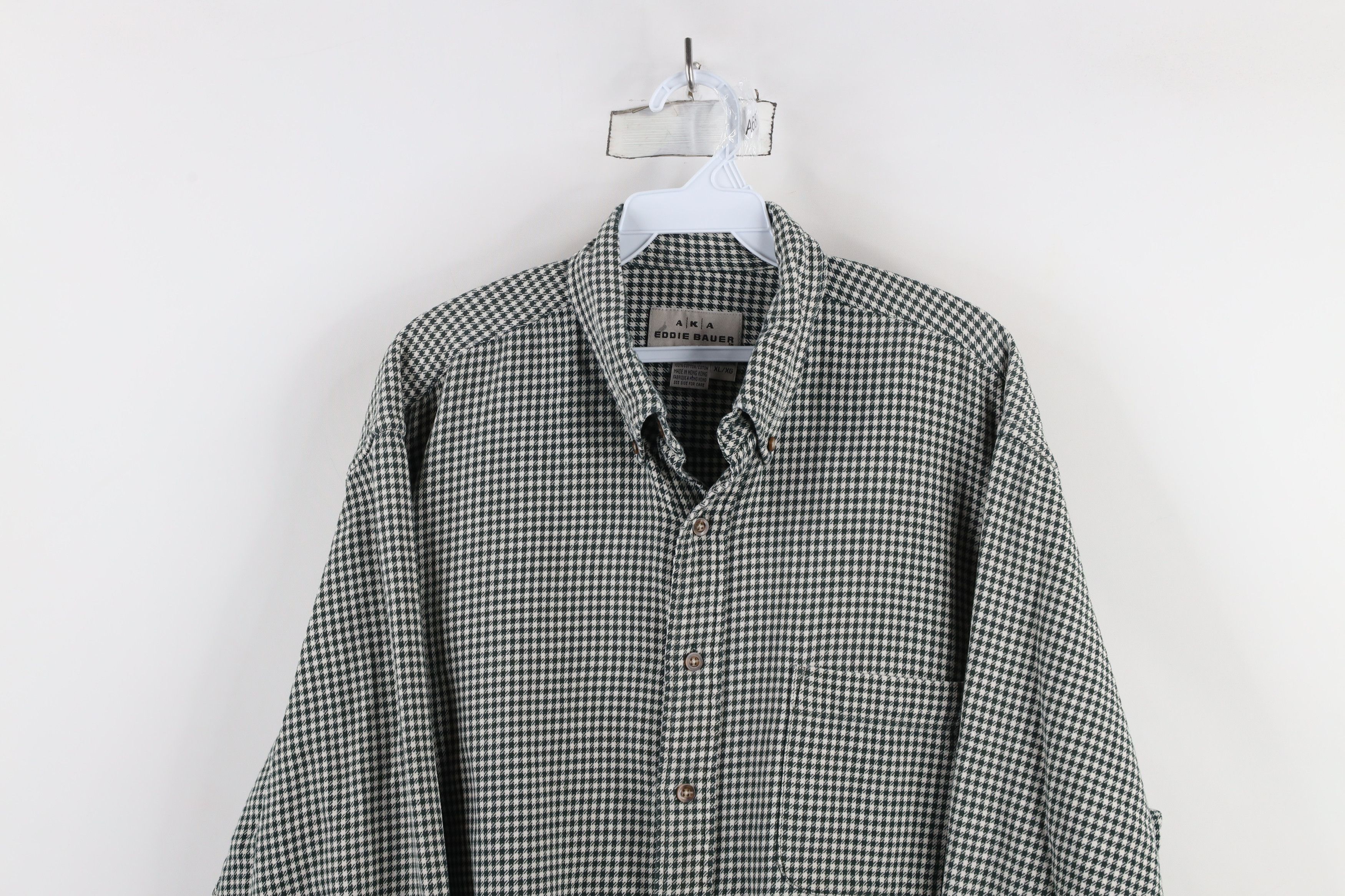 Eddie Bauer × Vintage Vintage 90s Eddie Bauer Flannel Button Down Shirt Size US XL / EU 56 / 4 - 2 Thumbnail