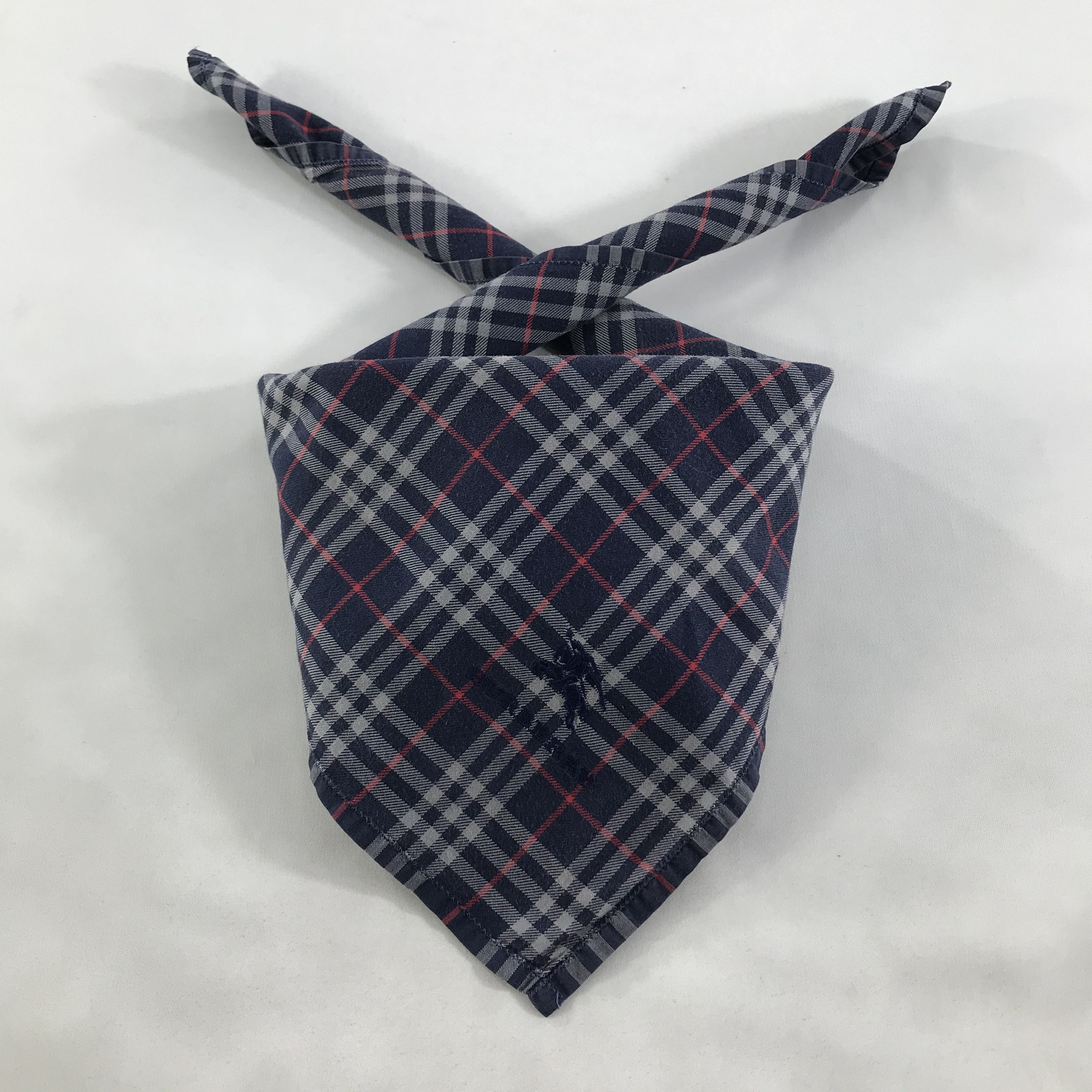 Burberry × Vintage Burberry Bandana / Handkerchief / Neckerchief - S1696 Size ONE SIZE - 3 Thumbnail