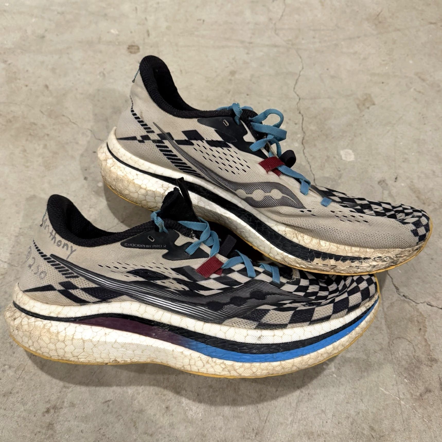 Saucony Saucony Endorphin Pro 2 Reverie S20687-40 Size 9.5 DISTRESSED Sneaker Men US 9.5 Running Gym Training Walking Athletic Size US 9 / EU 42 - 2 Thumbnail
