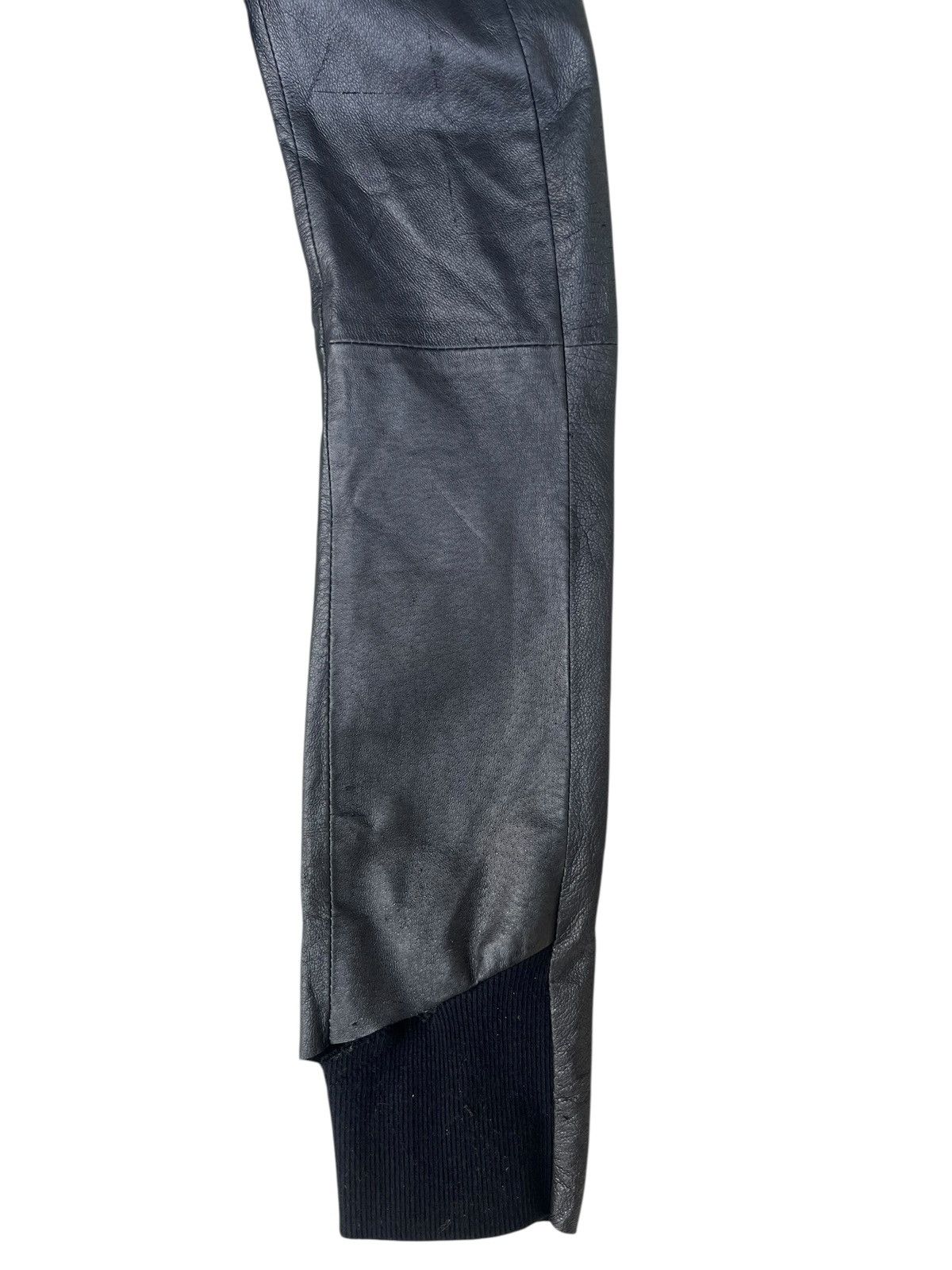Ekam EKAM Distressed Pigskin Leather Asymmetrical Jacket Size US S / EU 44-46 / 1 - 25 Thumbnail