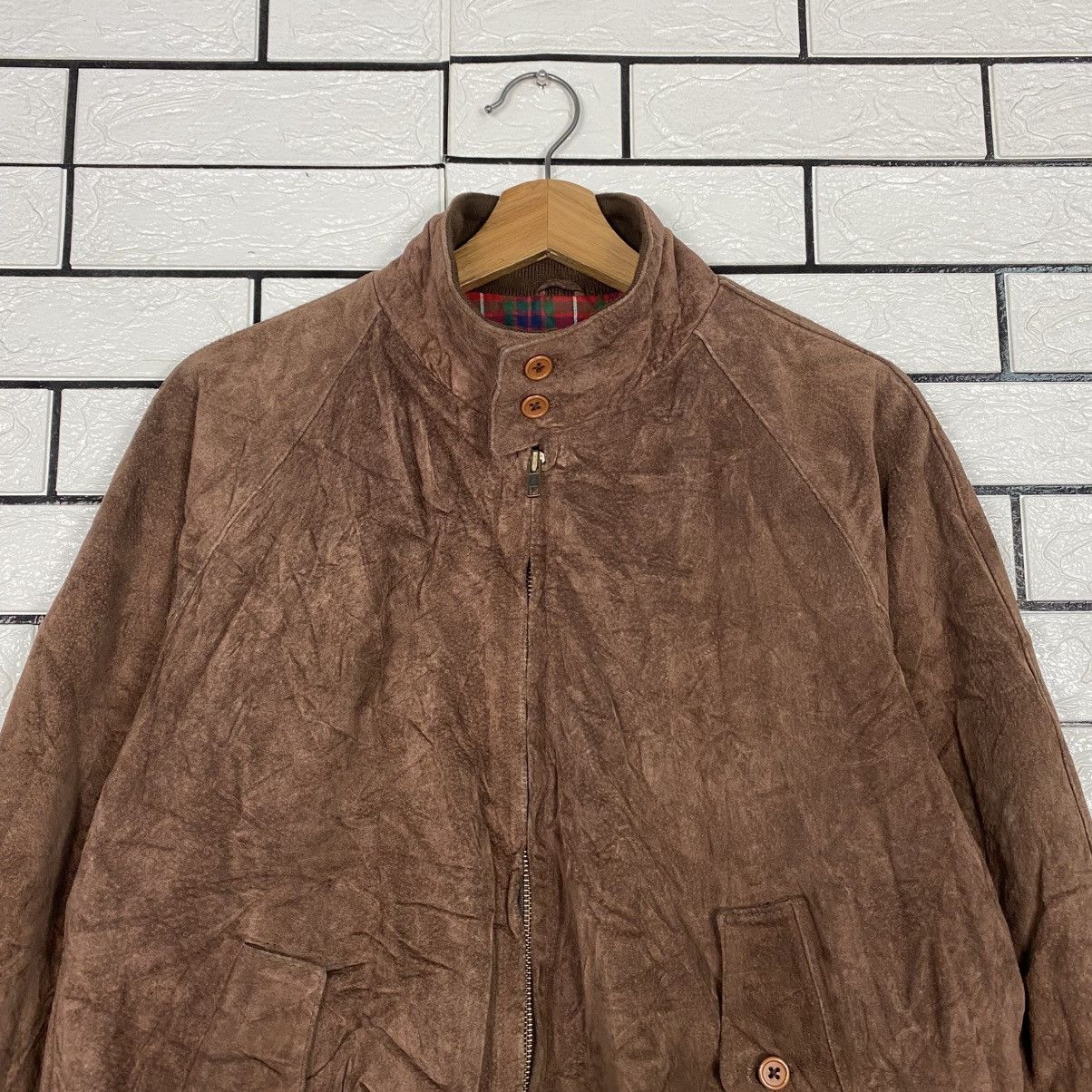 Japanese Brand 📌Vintage Leather Jacket Bomber Houston Harajuku Mother Size US L / EU 52-54 / 3 - 4 Thumbnail