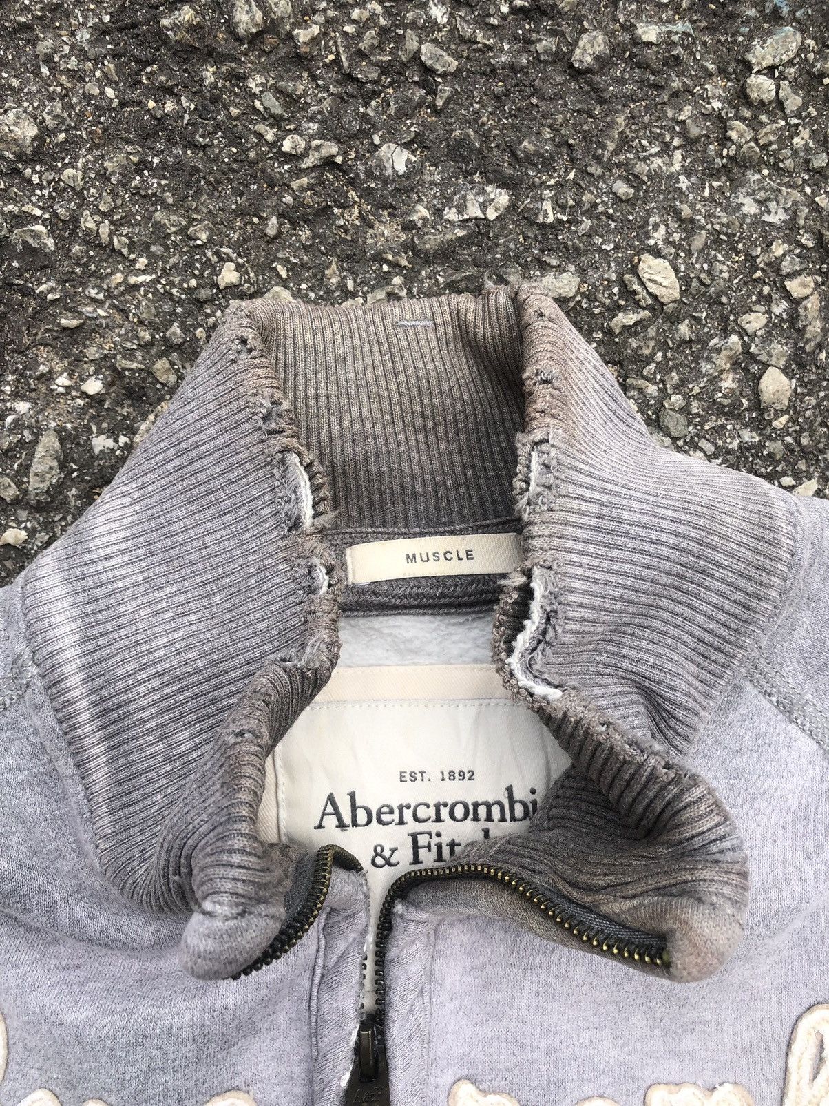 Abercrombie & Fitch Vintage Abercrombie & Fitch Big Logo Zipper Sweater Size US M / EU 48-50 / 2 - 11 Thumbnail