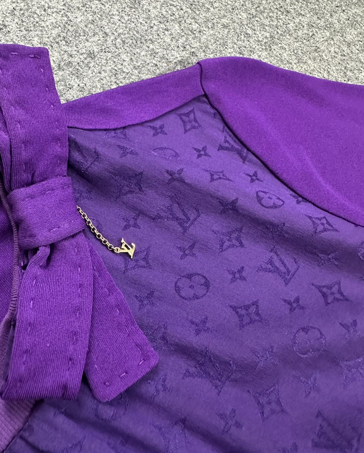 Louis Vuitton Louis Vuitton - Marc Jacobs SS/06 Ribbon Viscose Monogram Size XS / US 0-2 / IT 36-38 - 4 Thumbnail