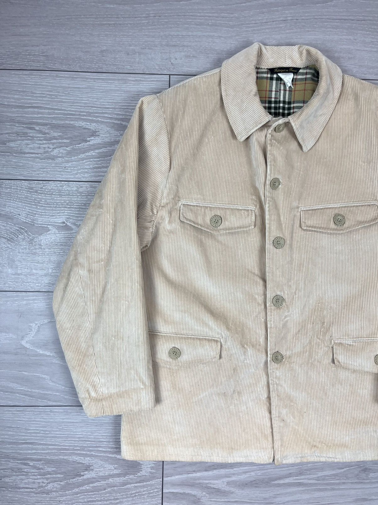 Le Laboureur Le Laboureur Vintage French Corduroy Work Pockets Jacket Size US L / EU 52-54 / 3 - 6 Thumbnail