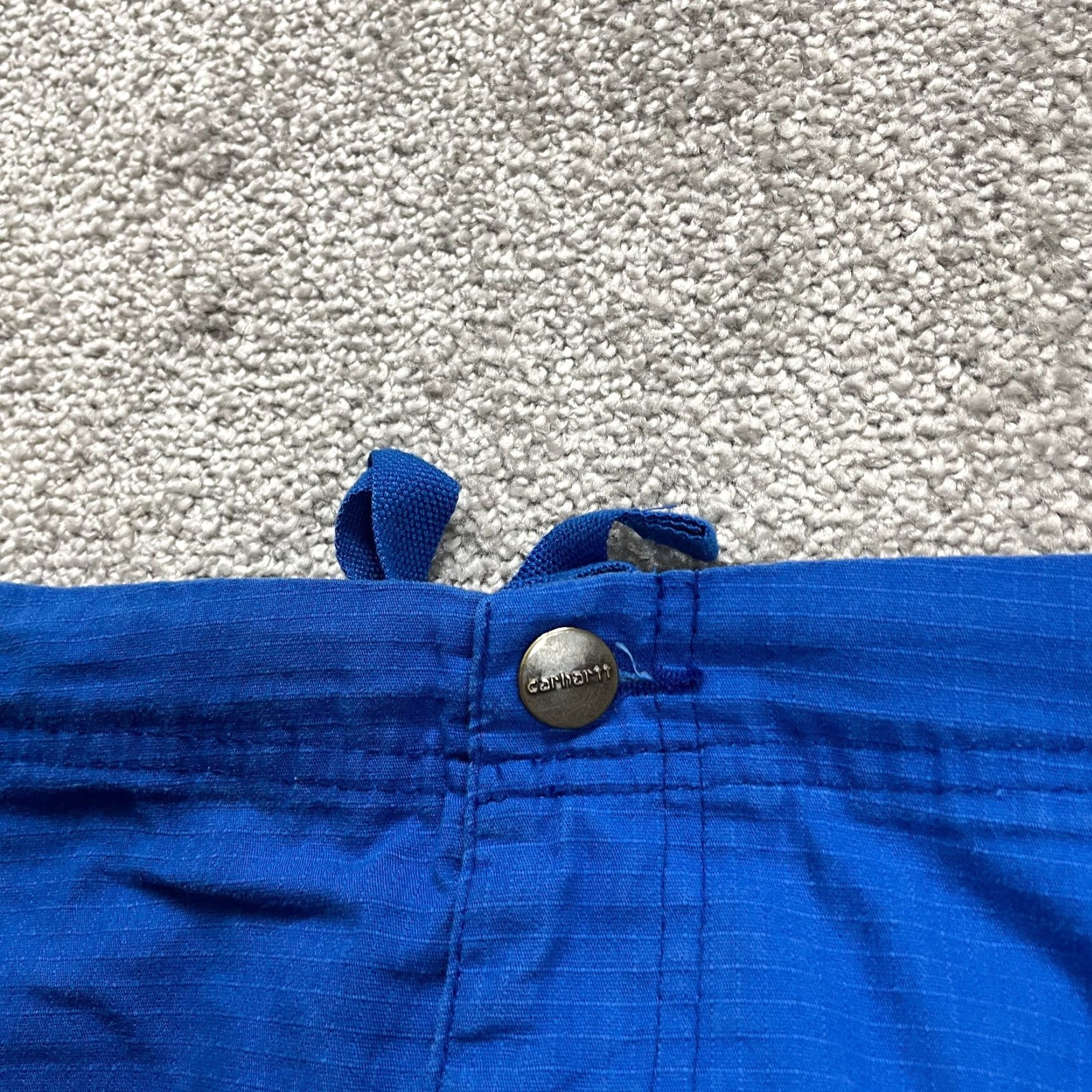 Carhartt Carhartt Pants Mens 2XL Royal Blue Straight Leg Elastic Waist 43x27 Scrub Casual Size US 39 - 3 Thumbnail