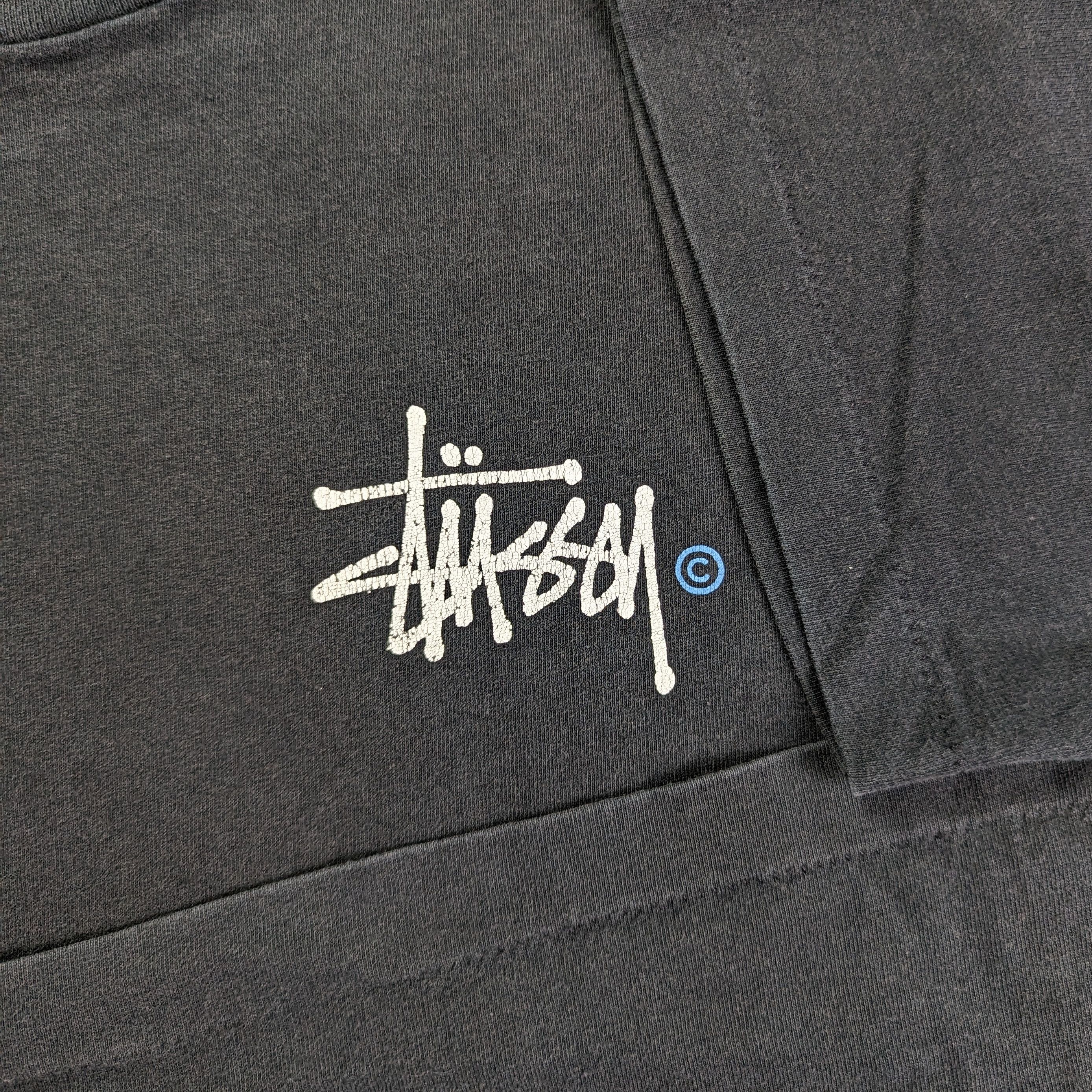 Stussy × Vintage Vintage Late 80s-Early 90s stussy big logo tshirt Size US M / EU 48-50 / 2 - 4 Thumbnail