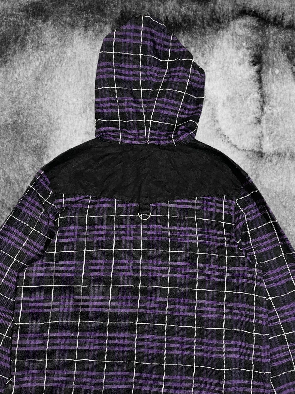 Japanese Brand Deorart Studded Plaid Made In Devil Castle Long Hoodie Size US M / EU 48-50 / 2 - 4 Thumbnail