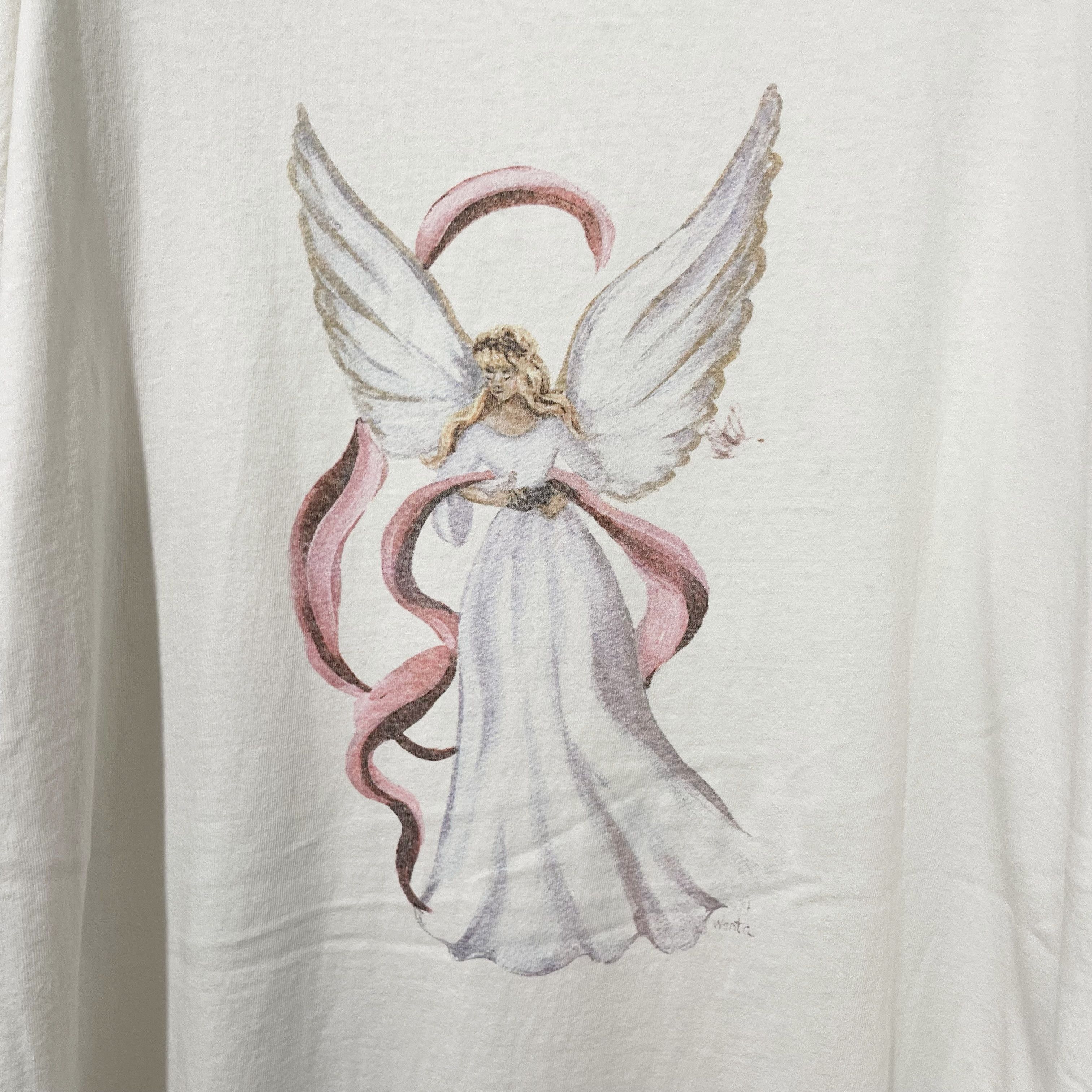 Vintage Vintage 90s Angel T-Shirt Size US XXL / EU 58 / 5 - 2 Thumbnail