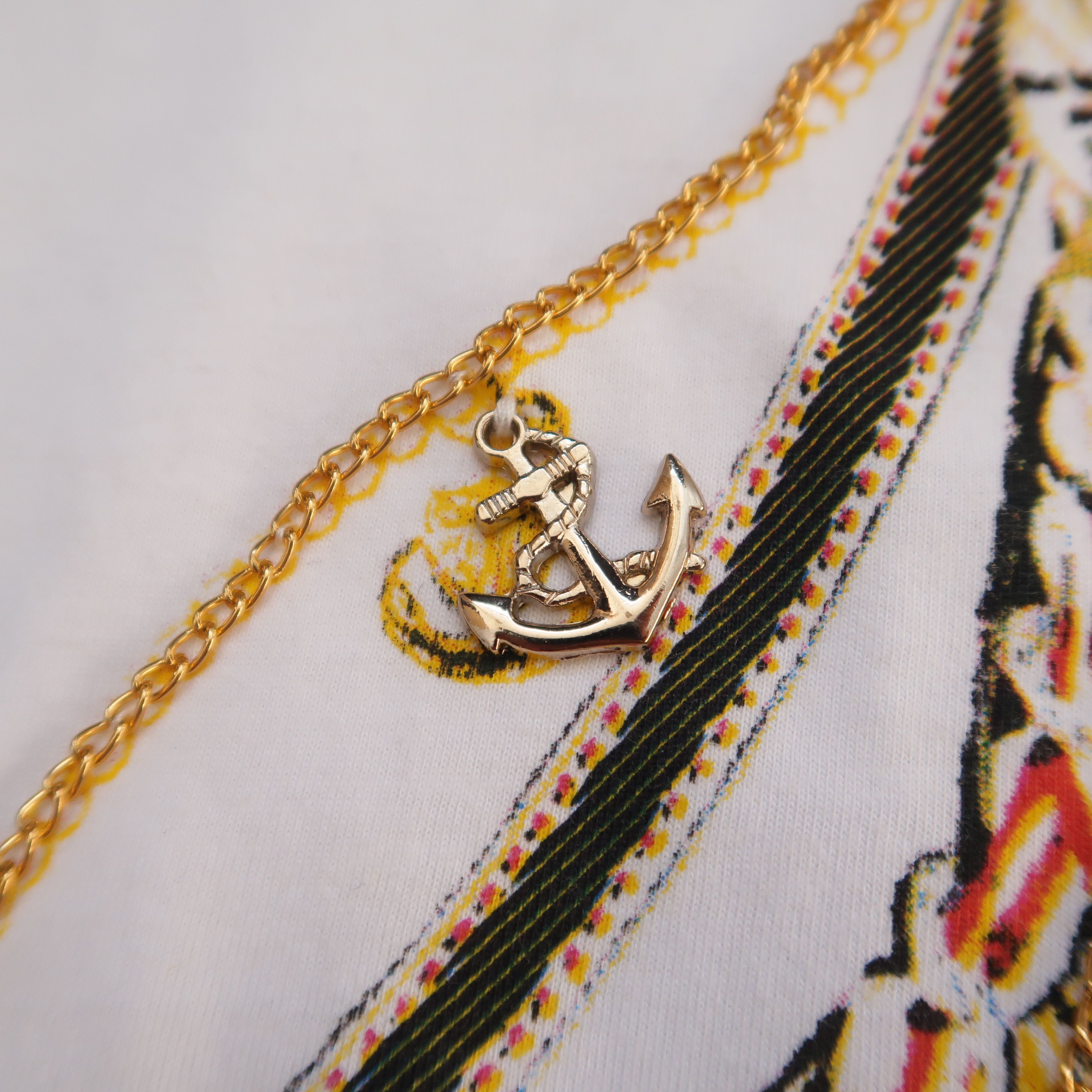 Japanese Brand 1990s Vkei Style Ornament Necklace T-Shirt Size US M / EU 48-50 / 2 - 9 Thumbnail