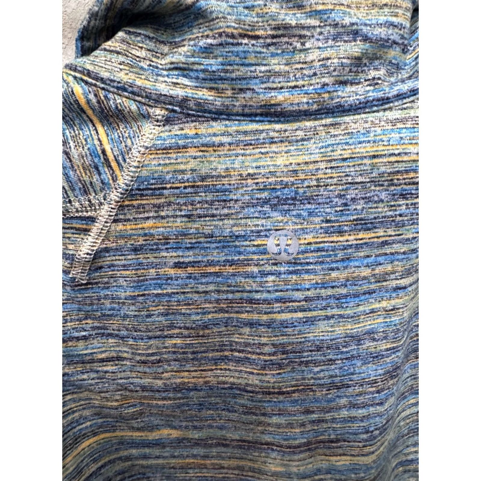 Lululemon Lululemon Colorful Stripe Long Sleeve Zip Shirt XL Mens Size US XL / EU 56 / 4 - 7 Thumbnail