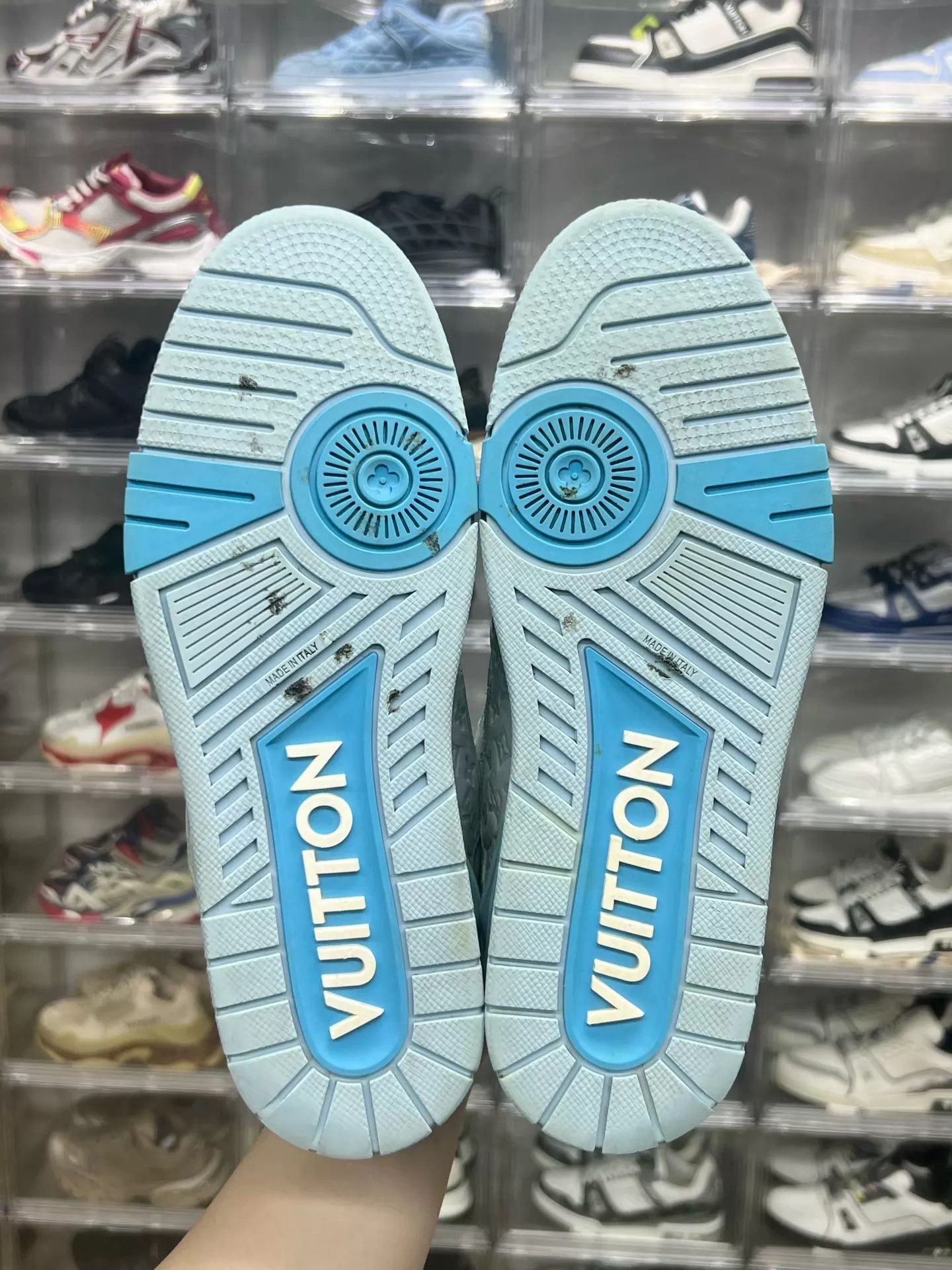 Louis Vuitton LV TRAINER Tyler Blue UK7.5/41.5 Size US 8.5 / EU 41-42 - 8 Thumbnail