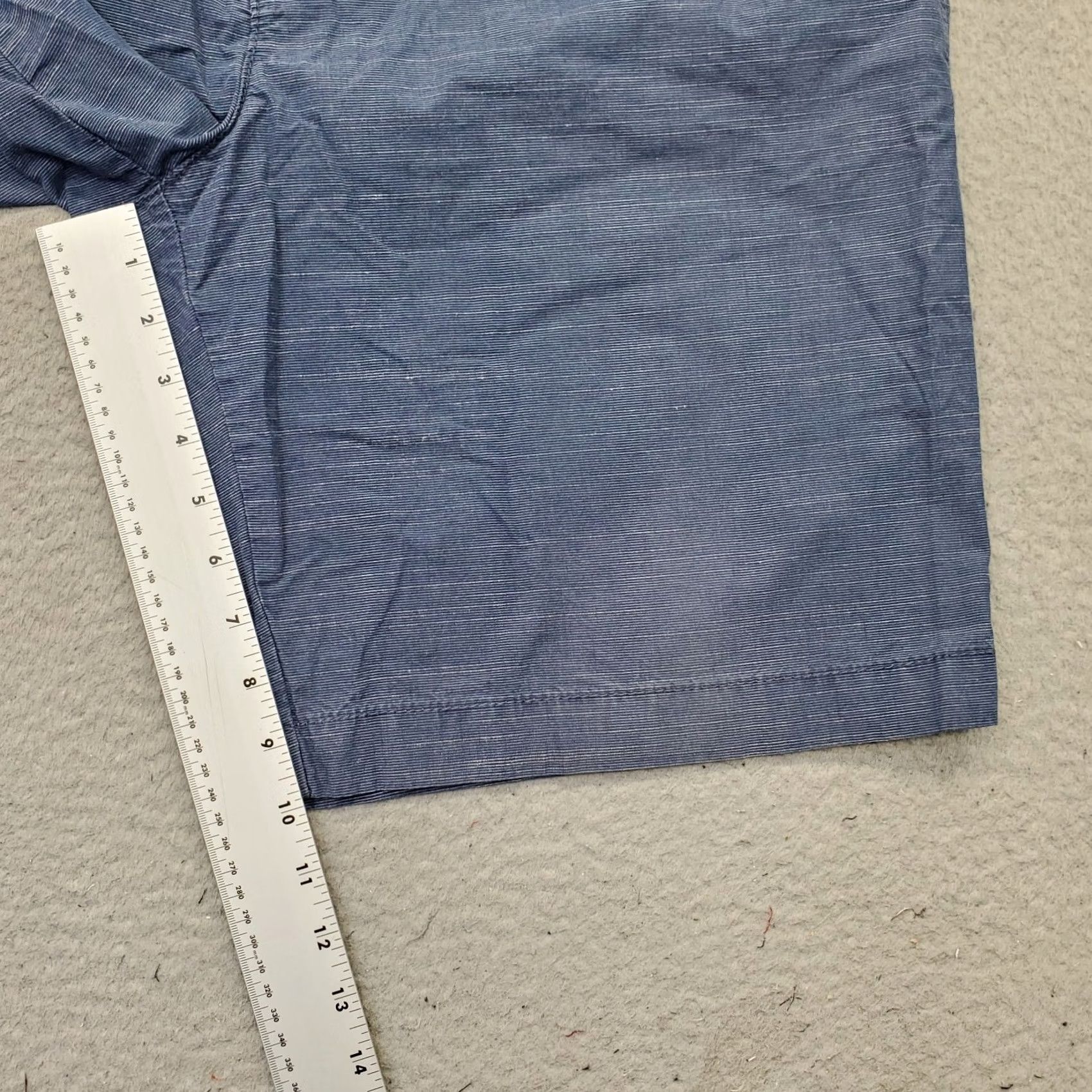 Tommy Hilfiger Tommy Hilfiger Shorts Mens 38 Blue Space Dye Casual Comfort Slash Pockets Space Dye Shorts Mens 38 Blue Size US 38 / EU 54 - 4 Thumbnail