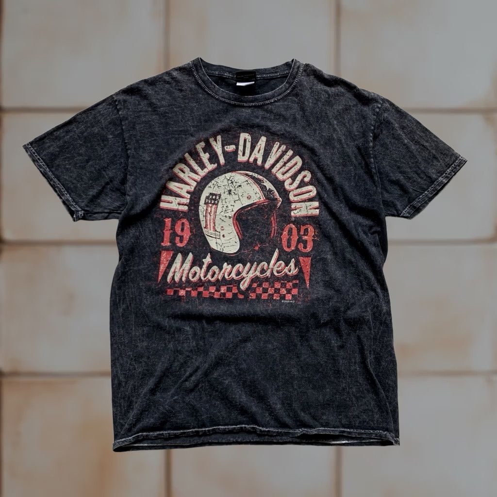 Harley Davidson Harley-Davidson Shirt Mens L Black T-Shirt Size US L / EU 52-54 / 3 - 1 Thumbnail