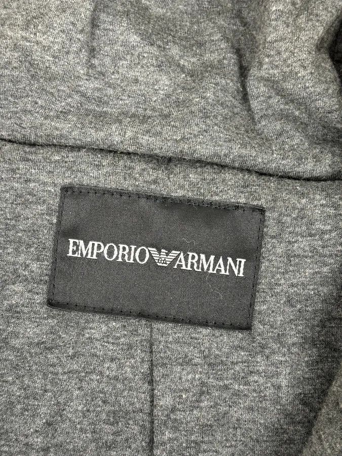 Emporio Armani AW2012 Emporio Armani Black Leather Hooded Quilted Jacket Size US M / EU 48-50 / 2 - 10 Thumbnail