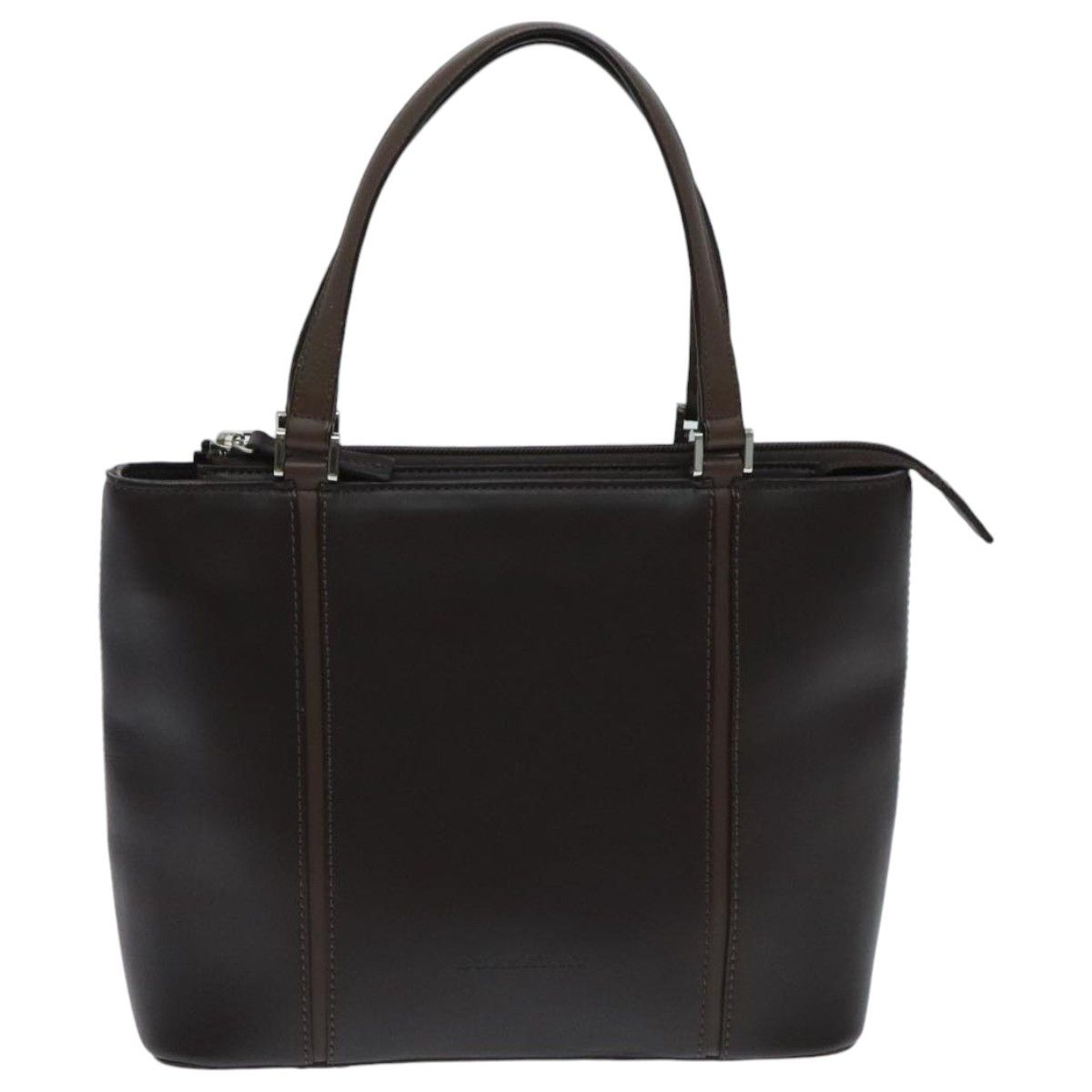 Burberry Brown Leather Handbag (Pre-Owned) Size ONE SIZE - 1 Thumbnail