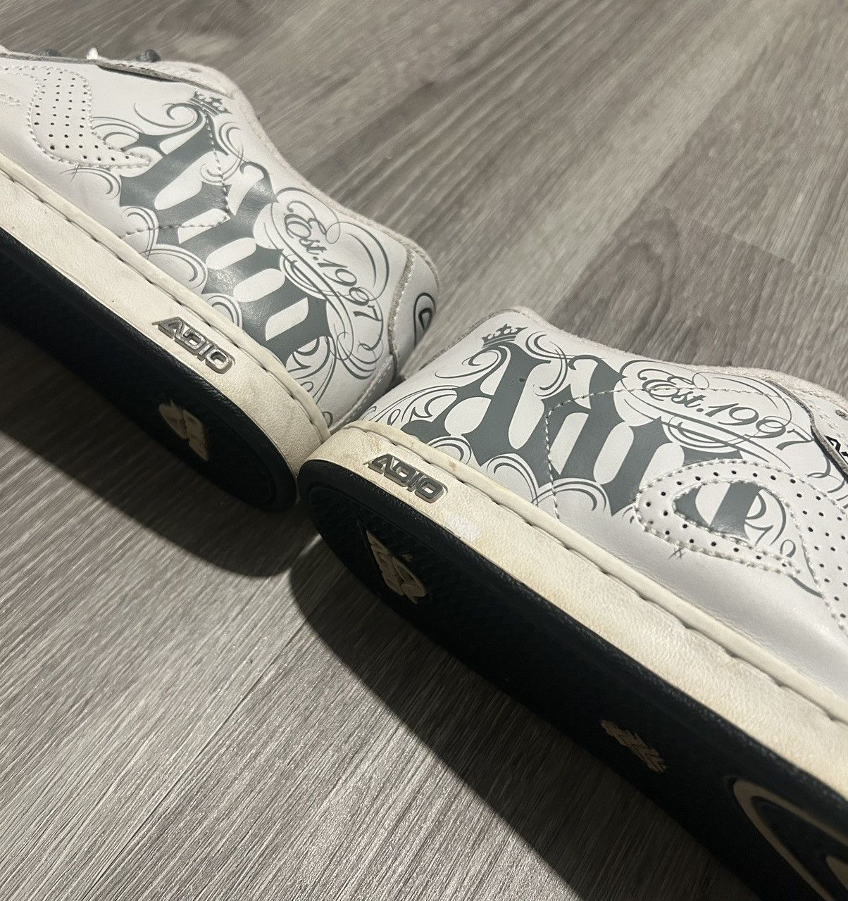 Other Vintage y2k adio chunky skate shoes 10.5 mens rare grunge Size US 10.5 / EU 43-44 - 7 Thumbnail