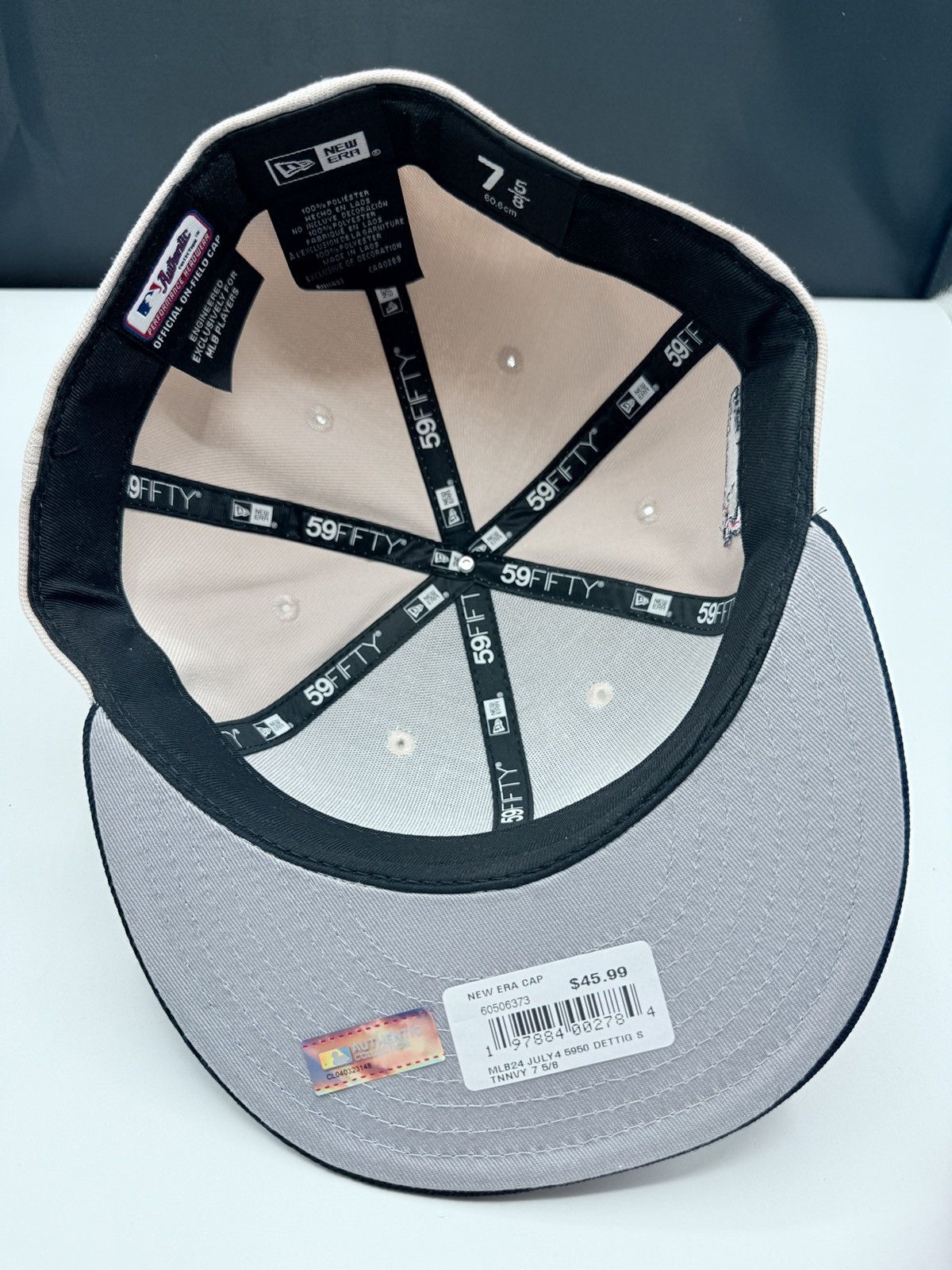 New Era Detroit Tigers New Era 59fifty 2024 4th Of July Hat 7 5/8 Size ONE SIZE - 11 Thumbnail