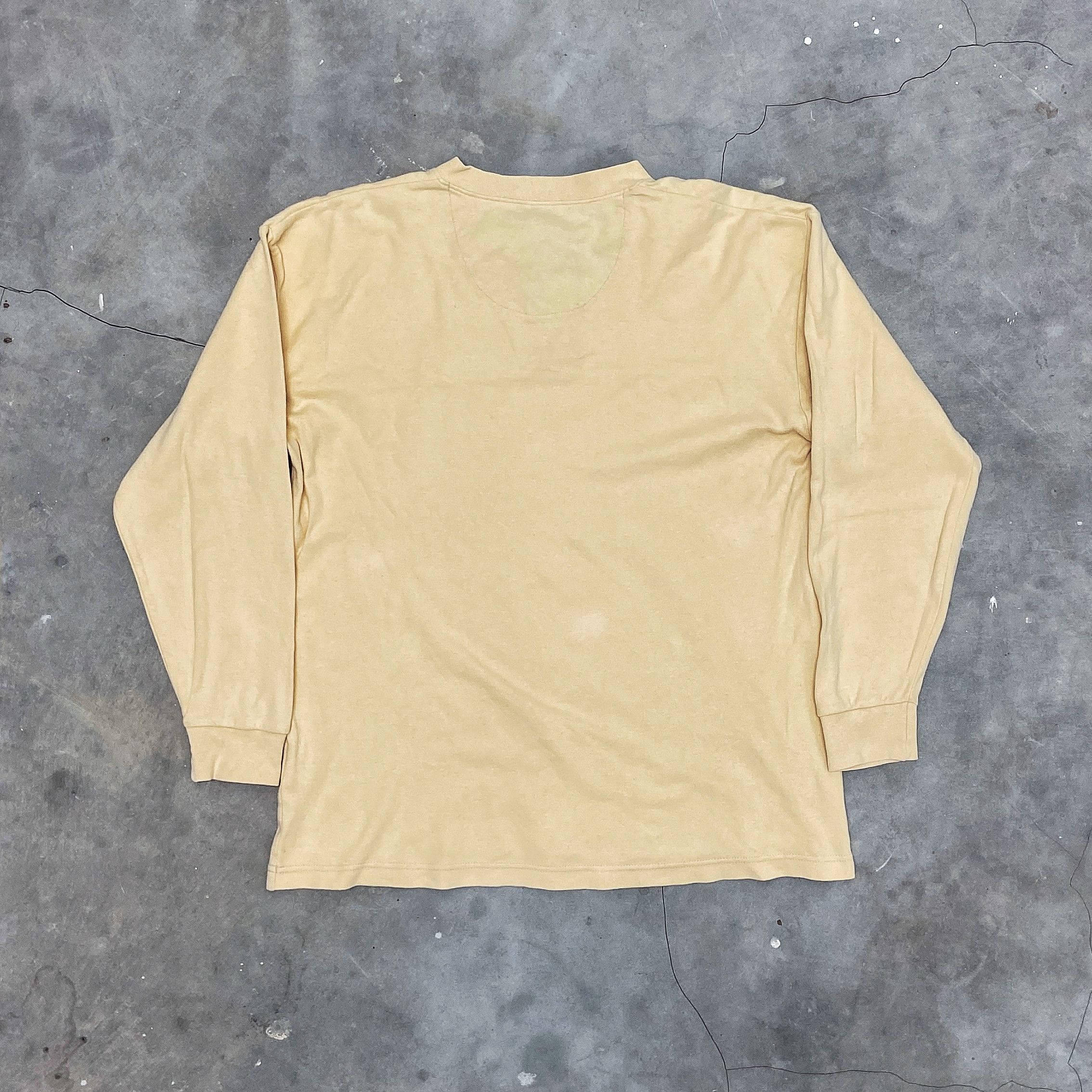 Aquascutum Aquascutum Beige Long Sleeve Tees T Shirt Size US S / EU 44-46 / 1 - 6 Thumbnail